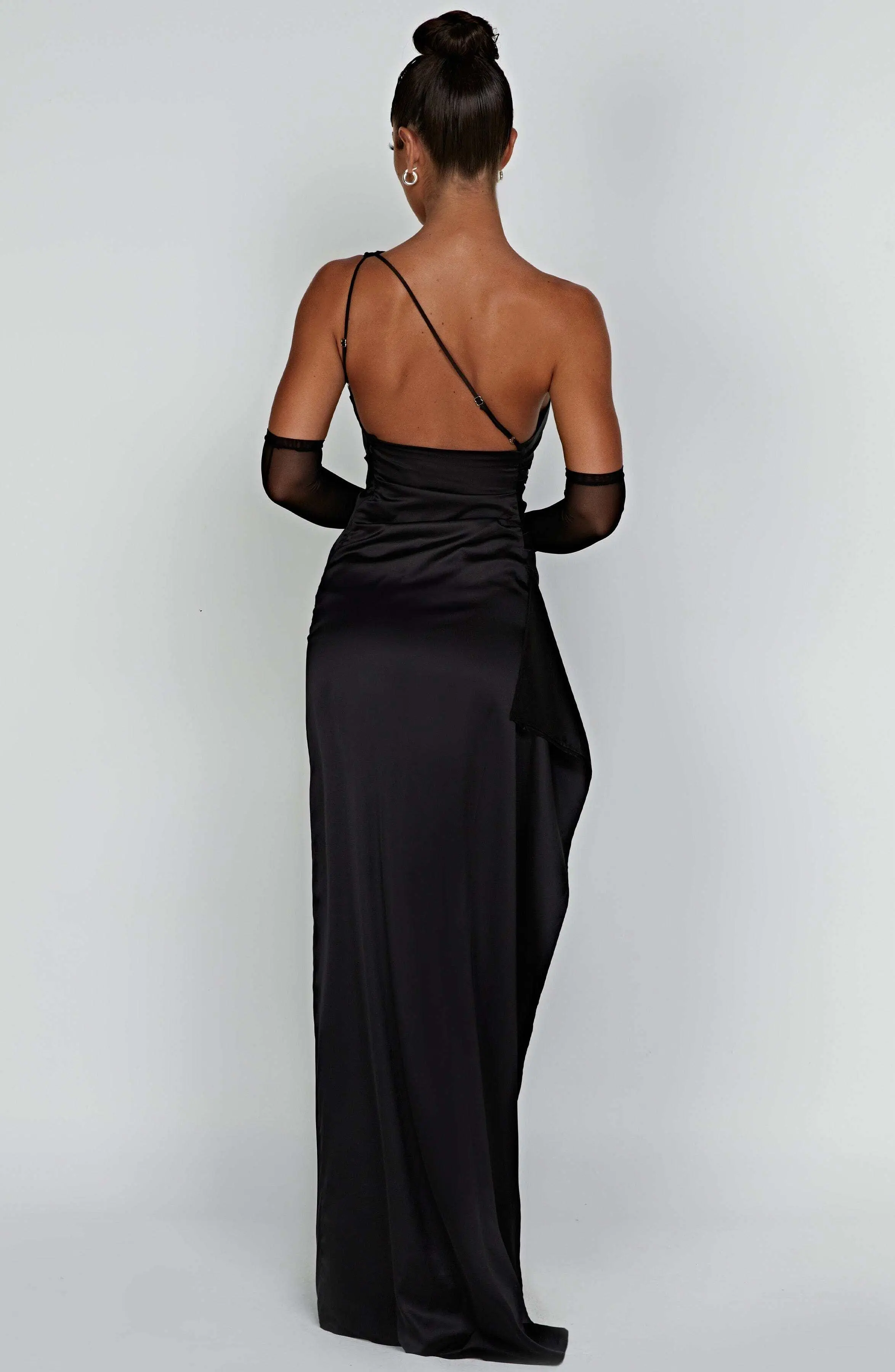 Ariel Maxi Dress - Black - Image 4