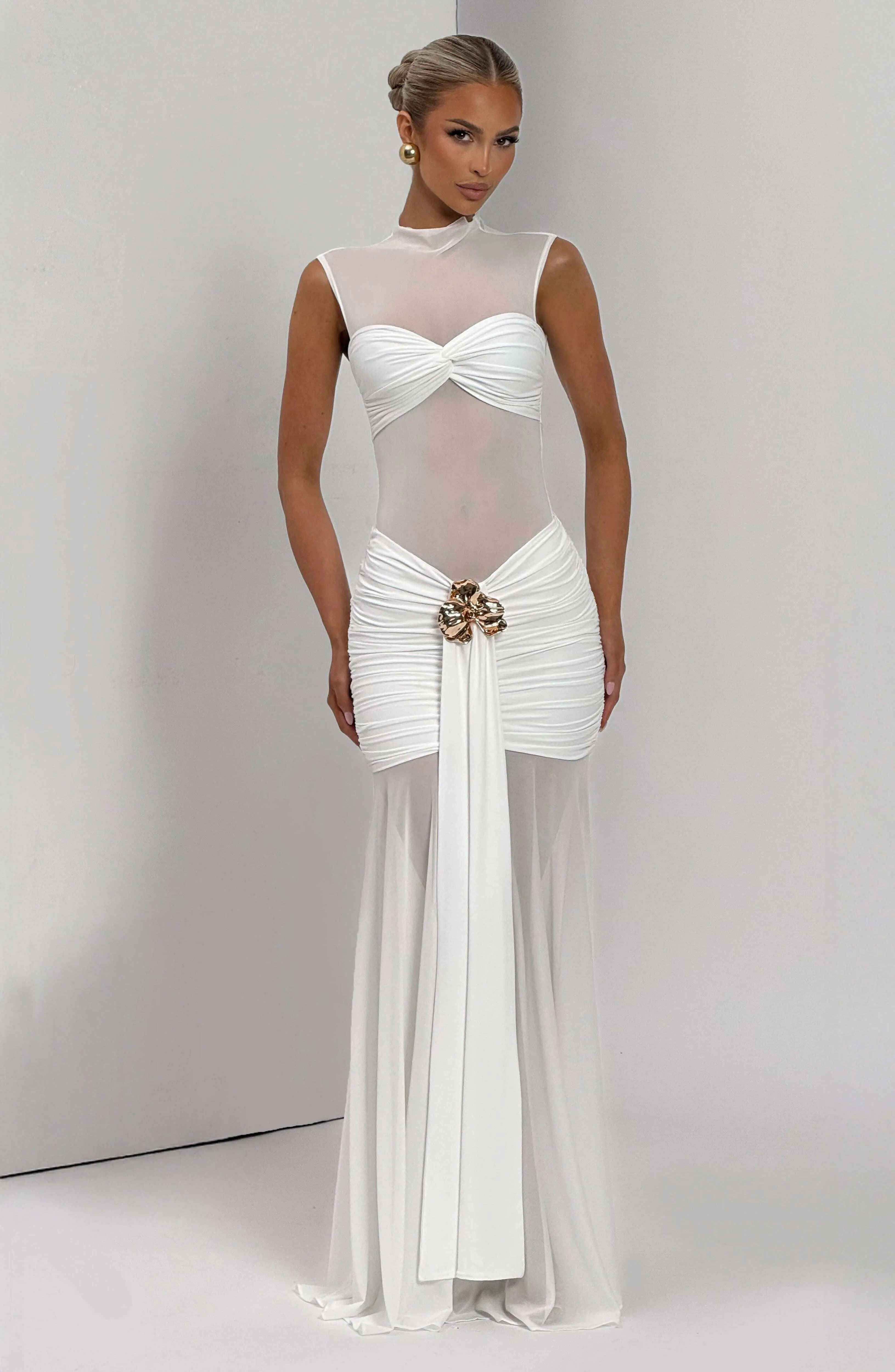 Fae Maxi Skirt - White - Image 10