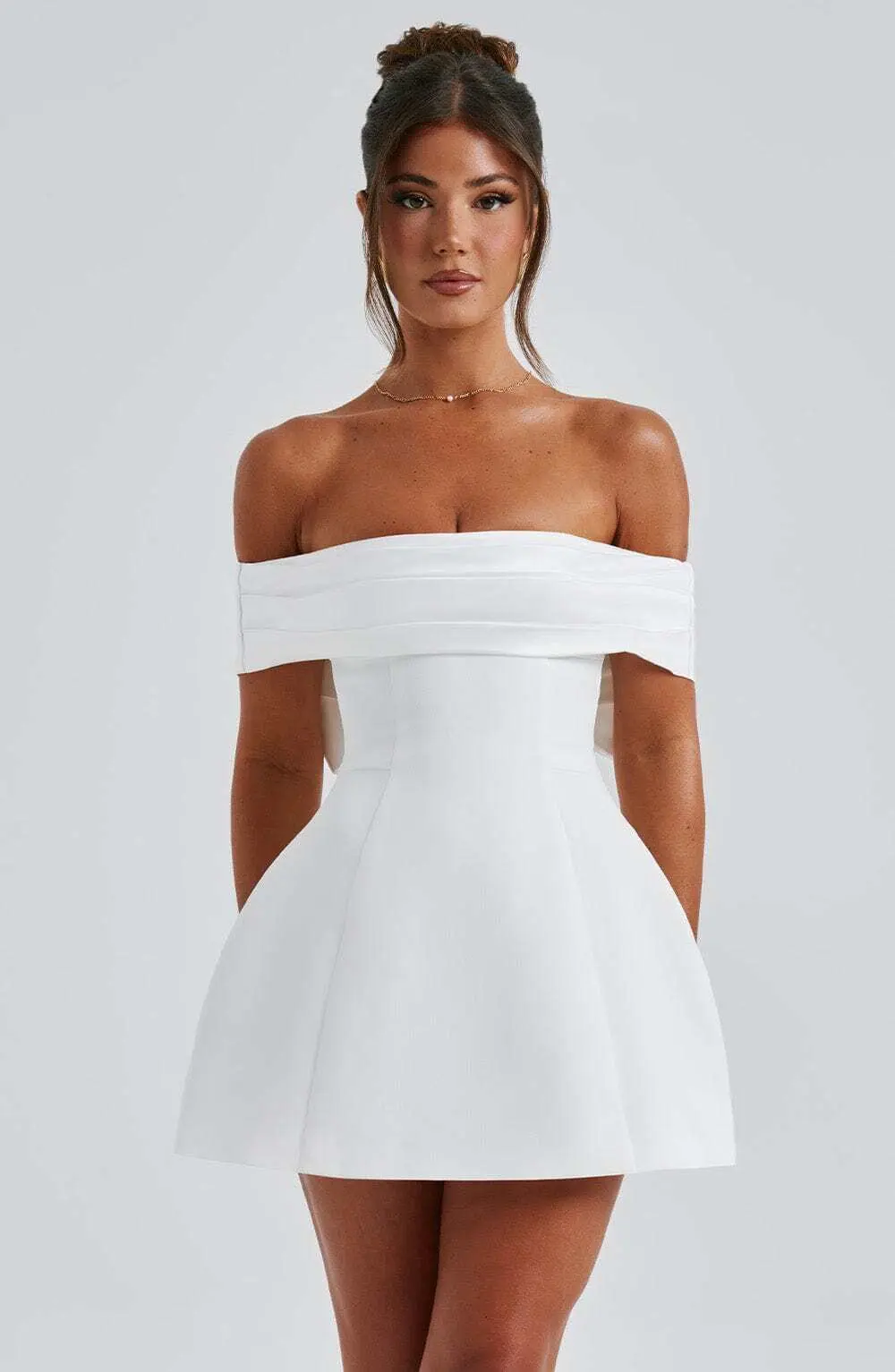 Delta Mini Dress - Ivory - Image 4