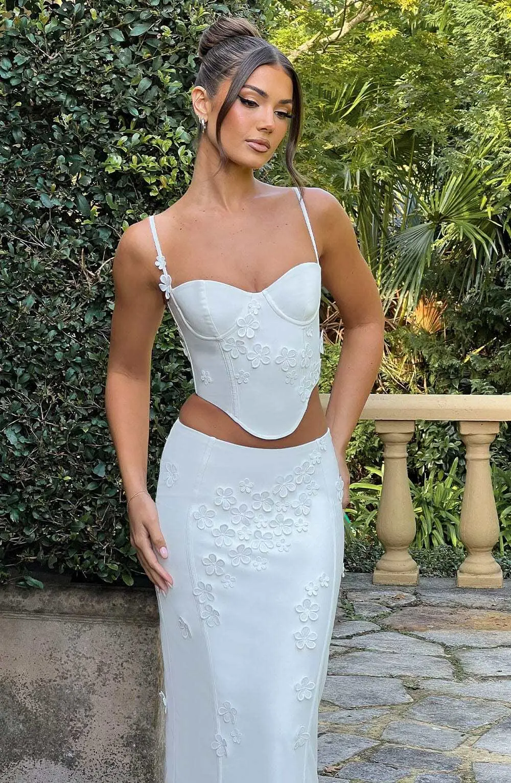 Dalary Maxi Skirt - White - Image 3