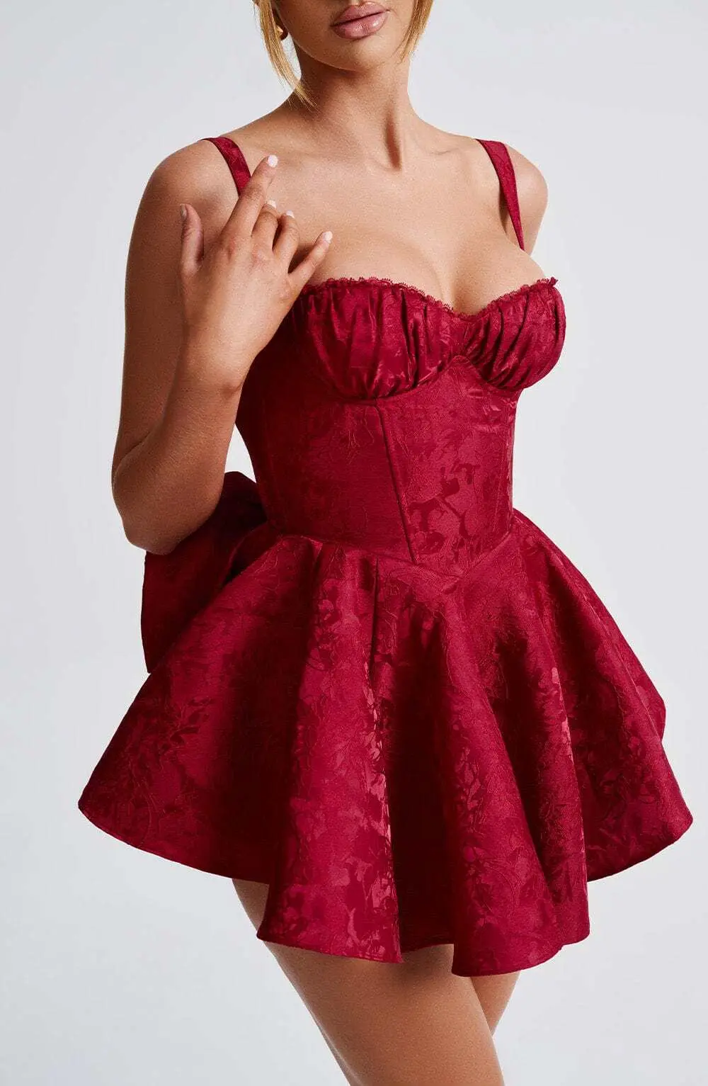 Emelie Playsuit - Red - Image 8