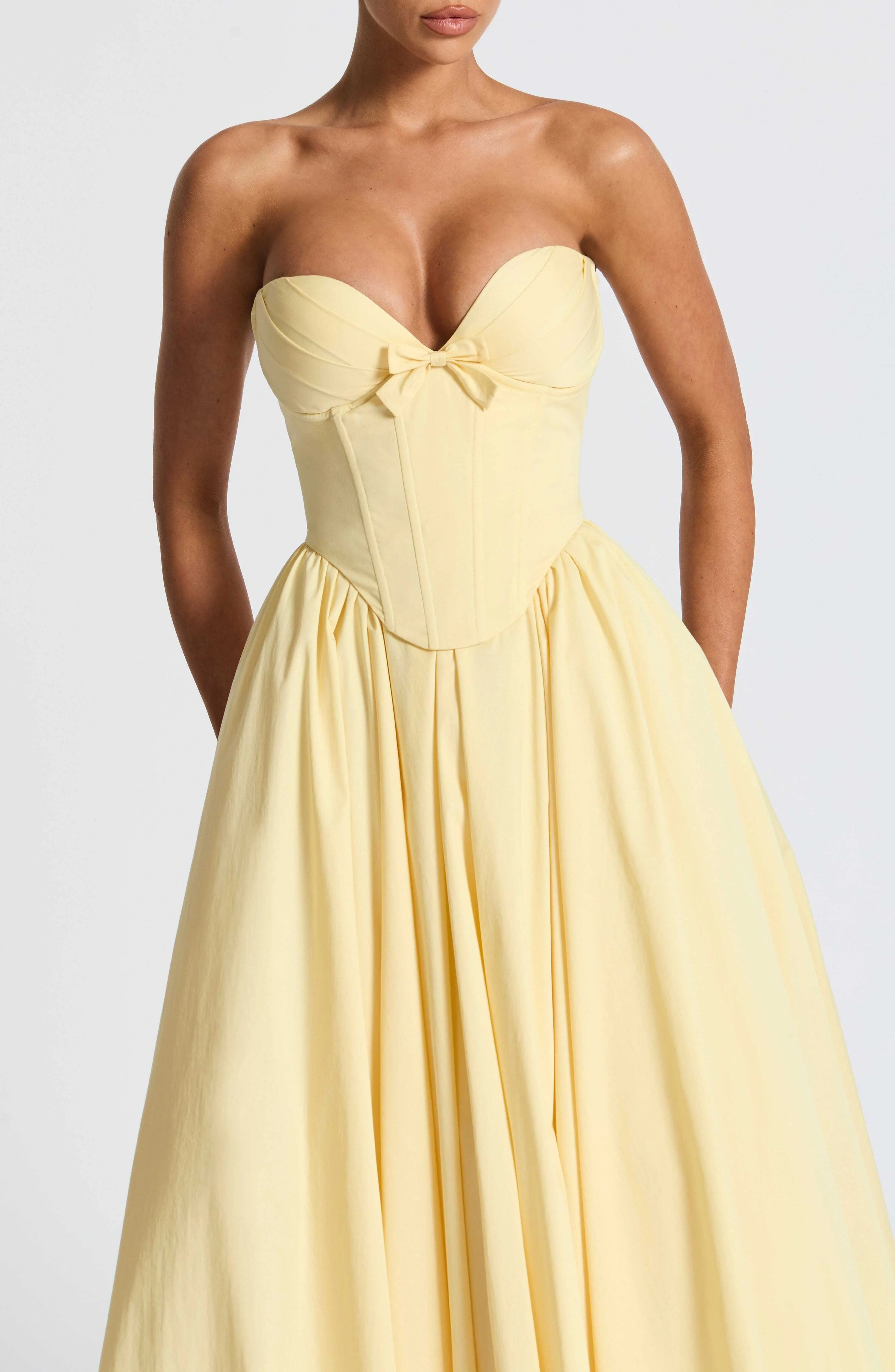 Prim Midi Dress - Lemon - Image 7