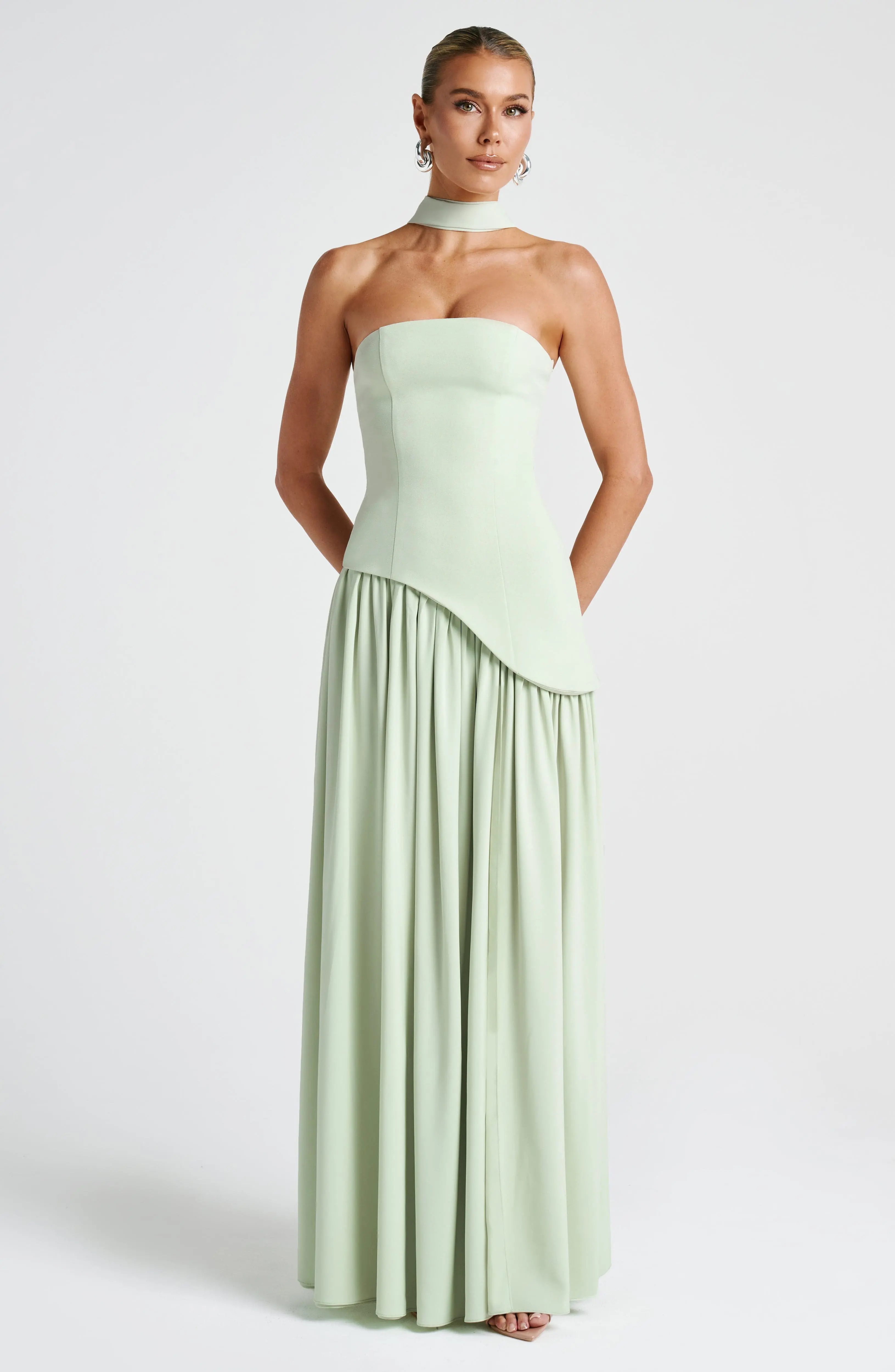 Maliyah Maxi Dress - Mint - Image 9