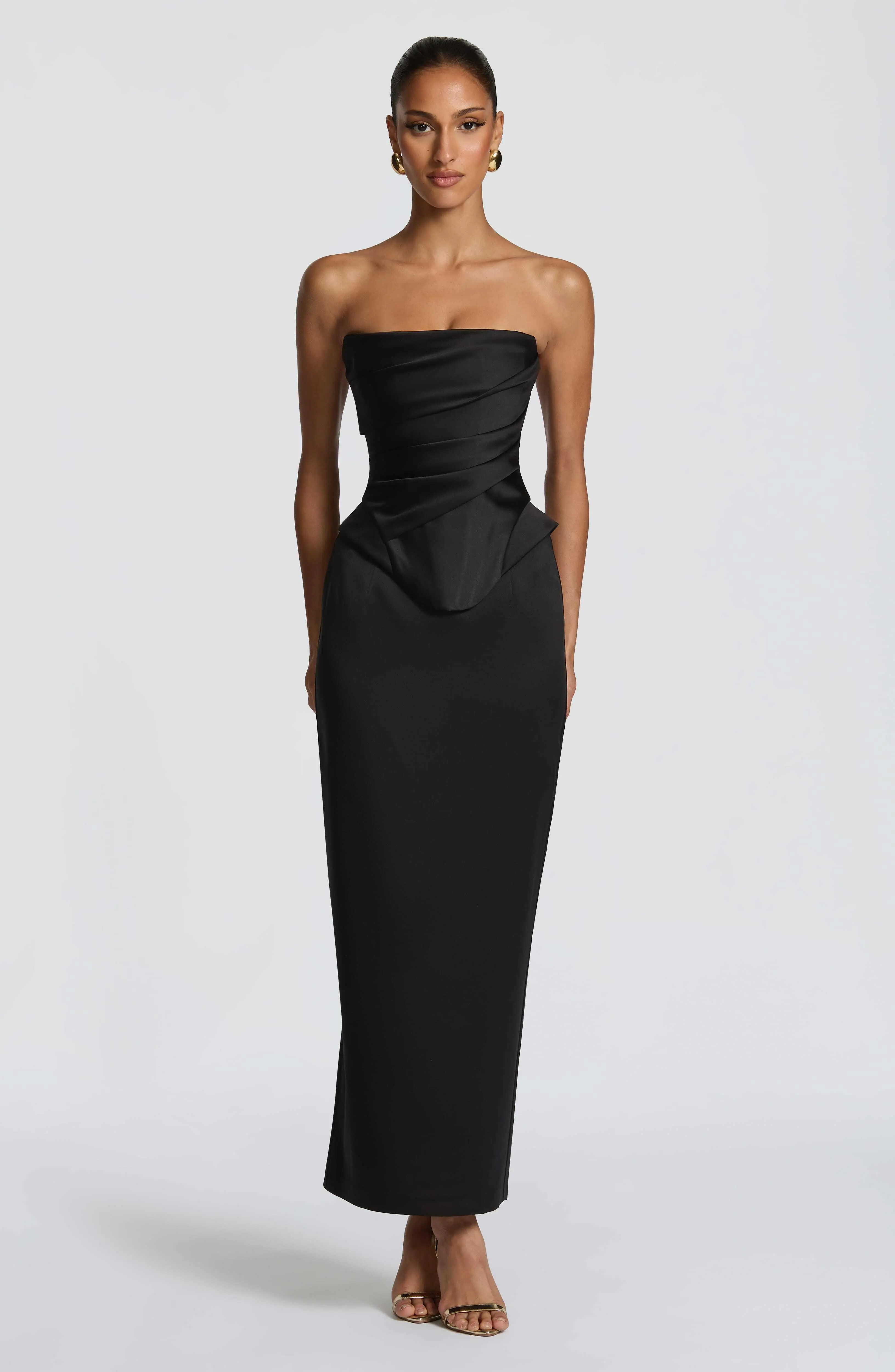 Calliope Midi Skirt - Black