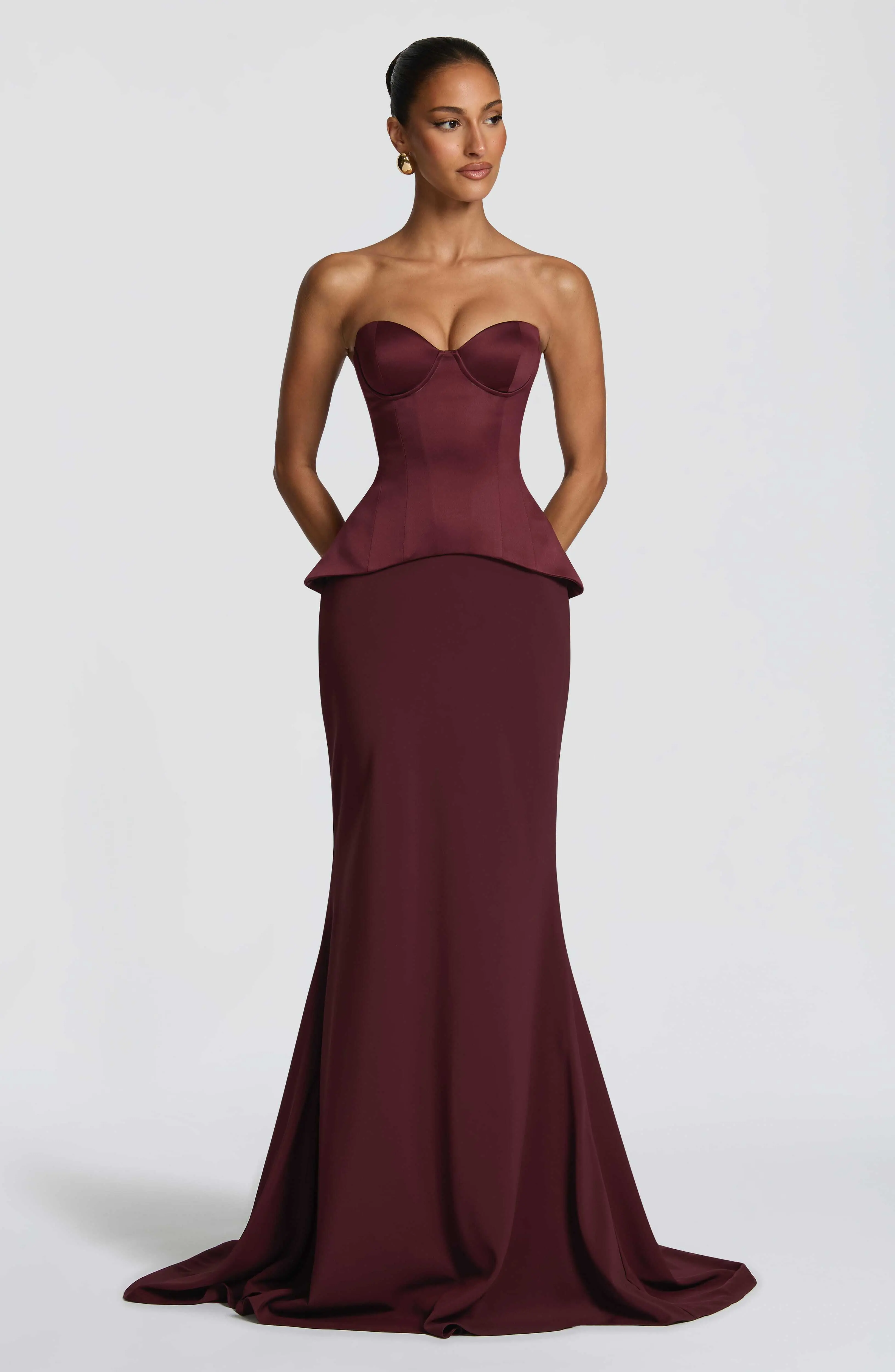 Ravenna Corset - Cherry Lacquer - Image 2