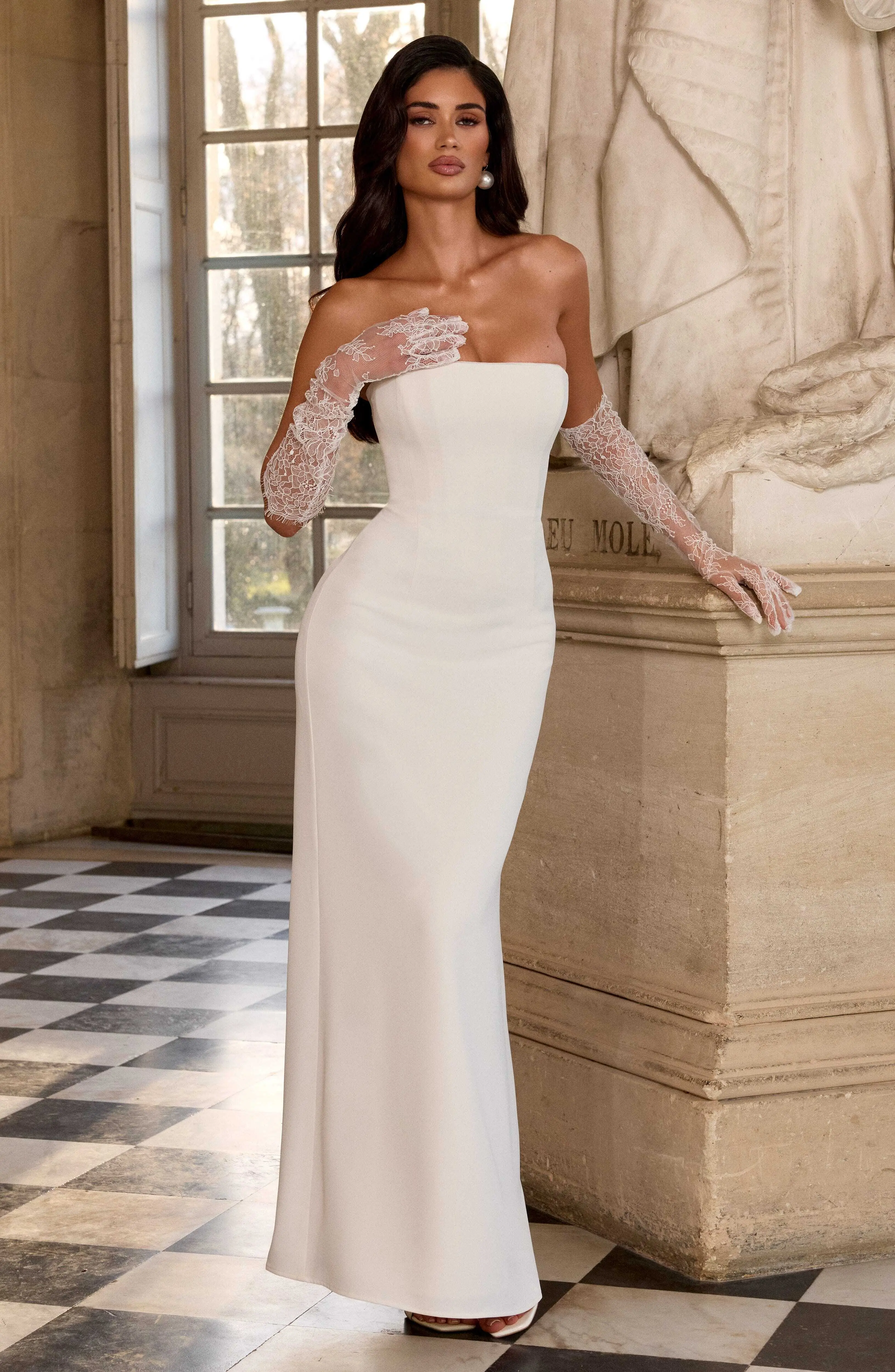 Irmina Maxi Dress - Ivory - Image 2