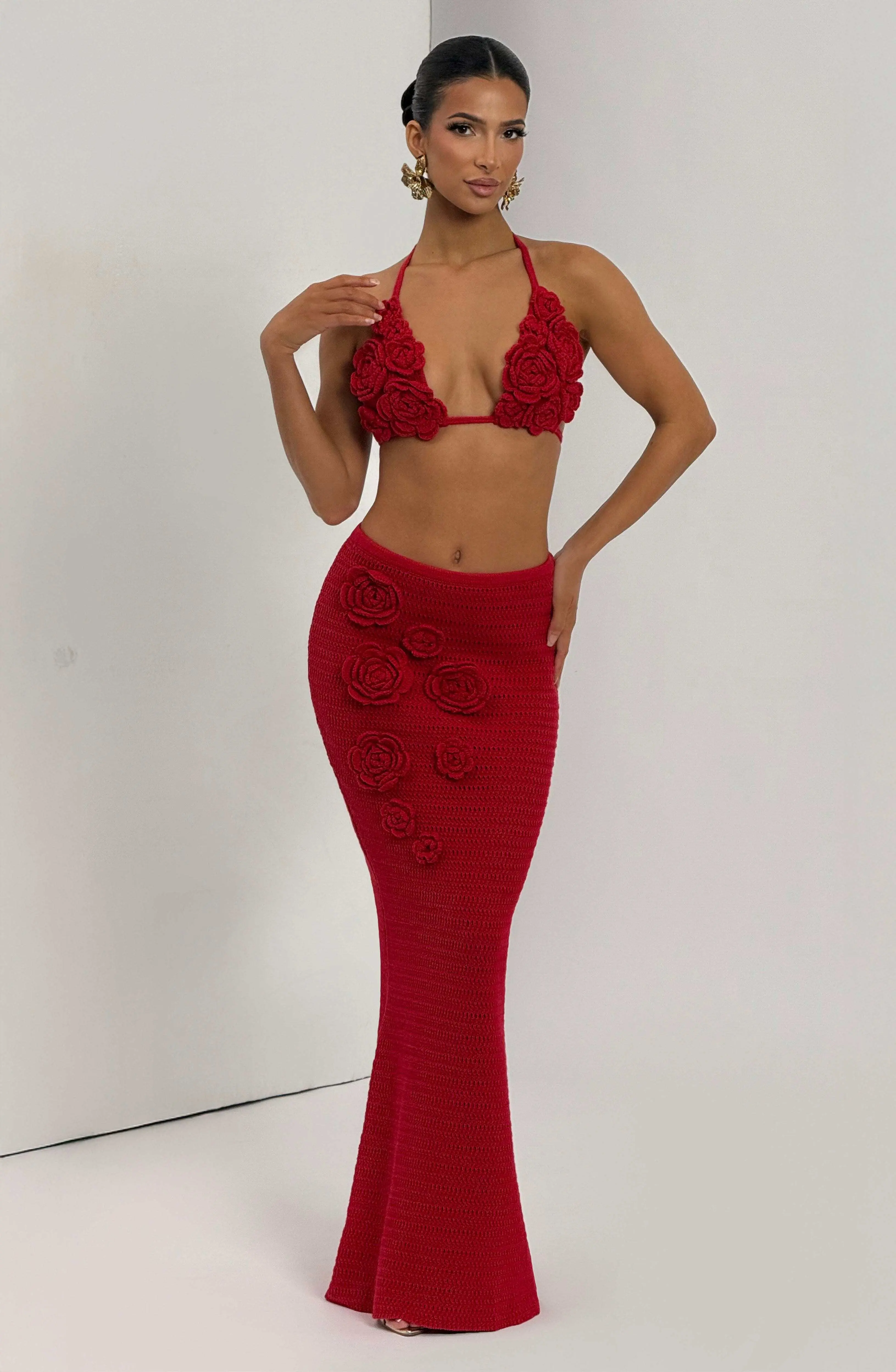 Nerida Top - Red - Image 8
