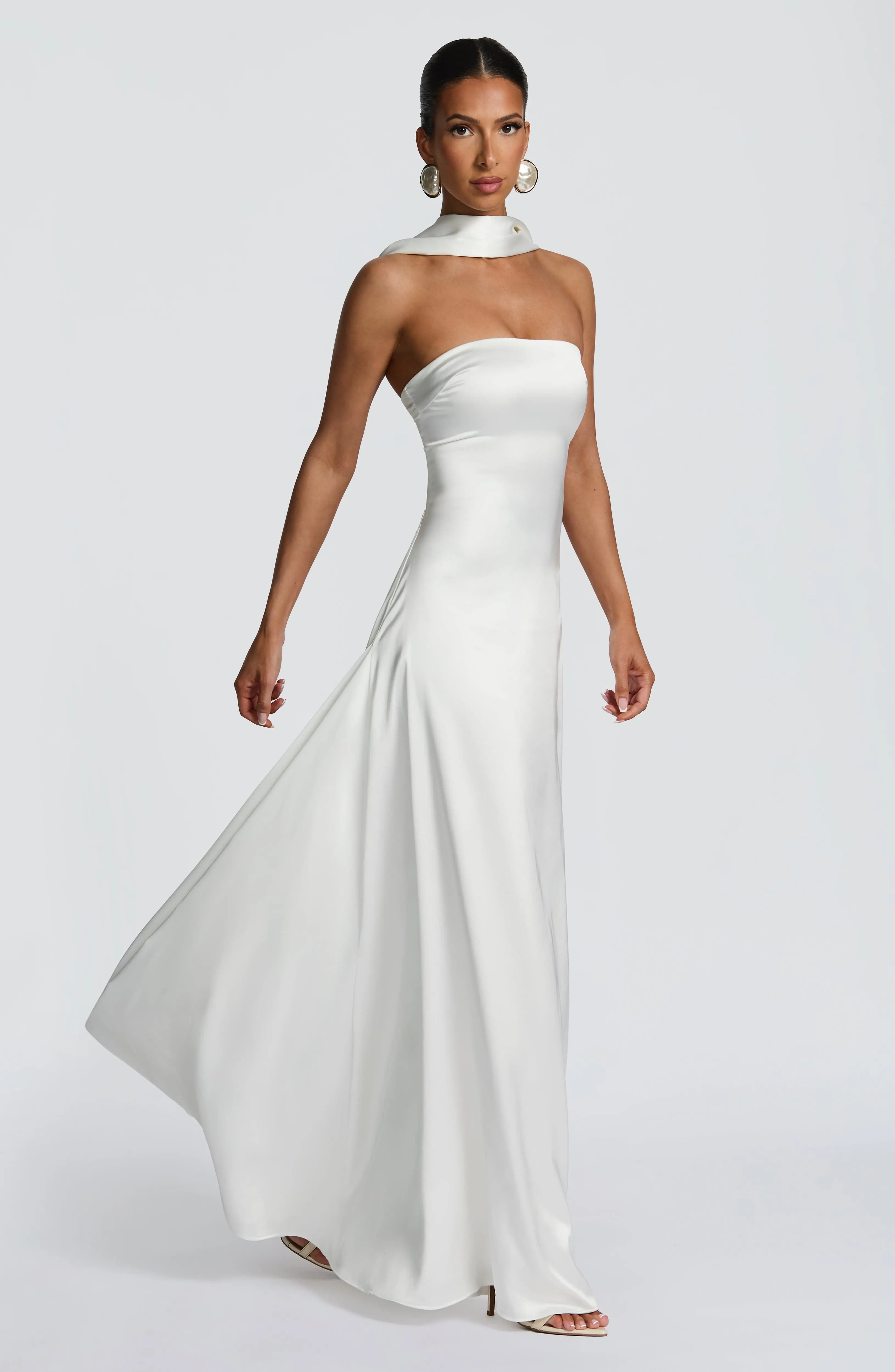 Morven Maxi Dress - Ivory - Image 9