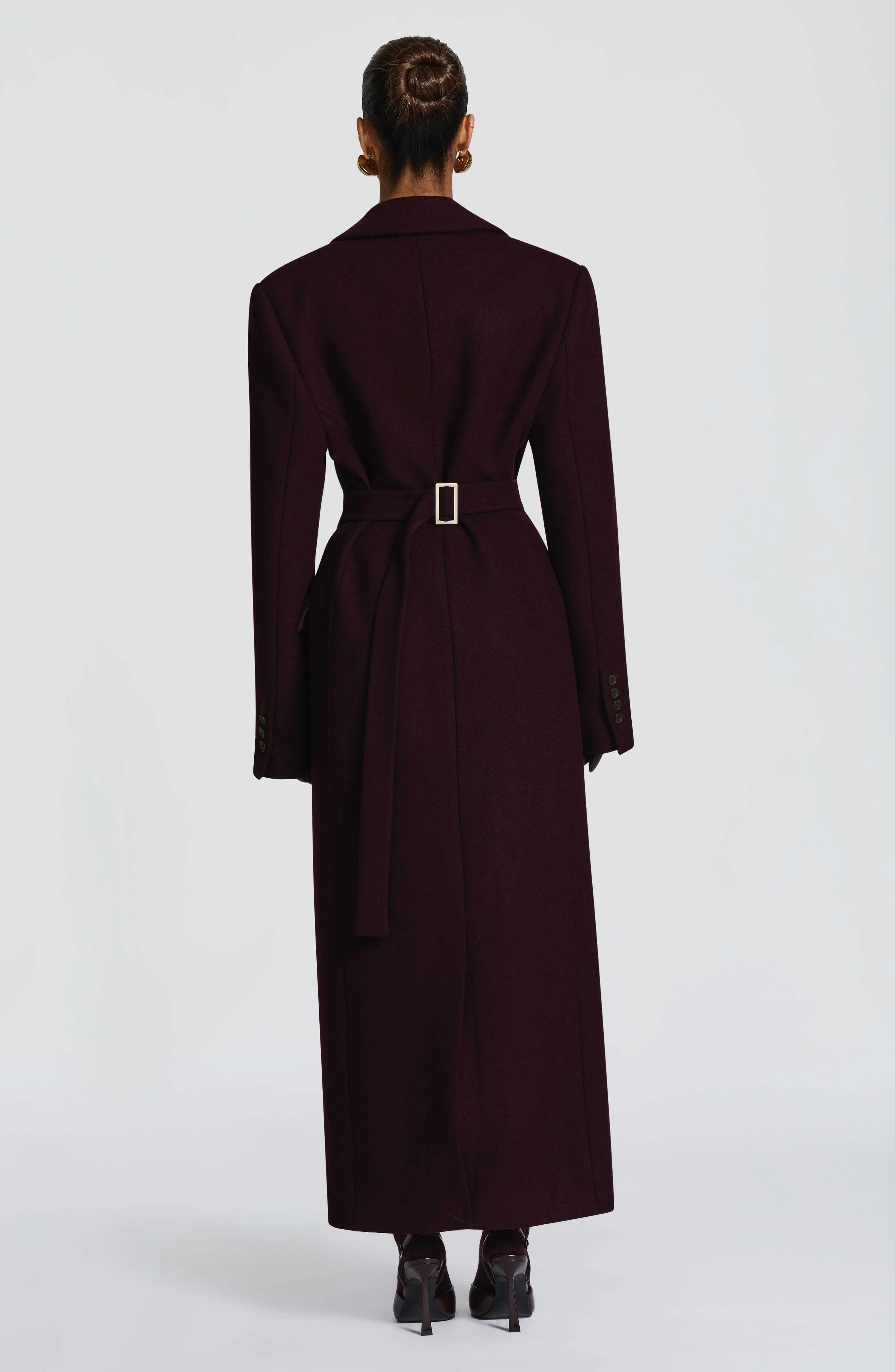Ursula Coat - Plum - Image 2