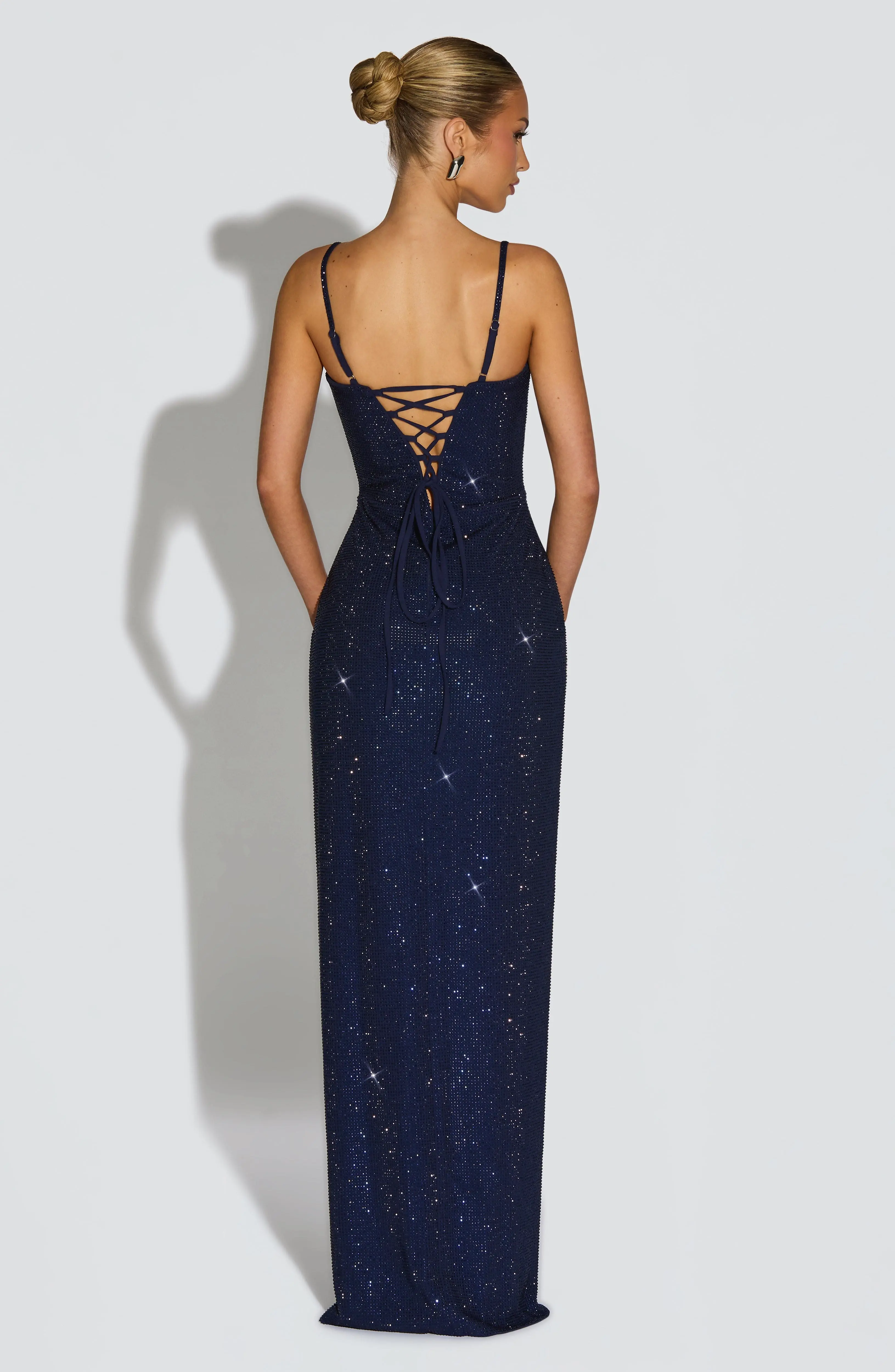 Ashton Maxi Dress - Navy - Image 7