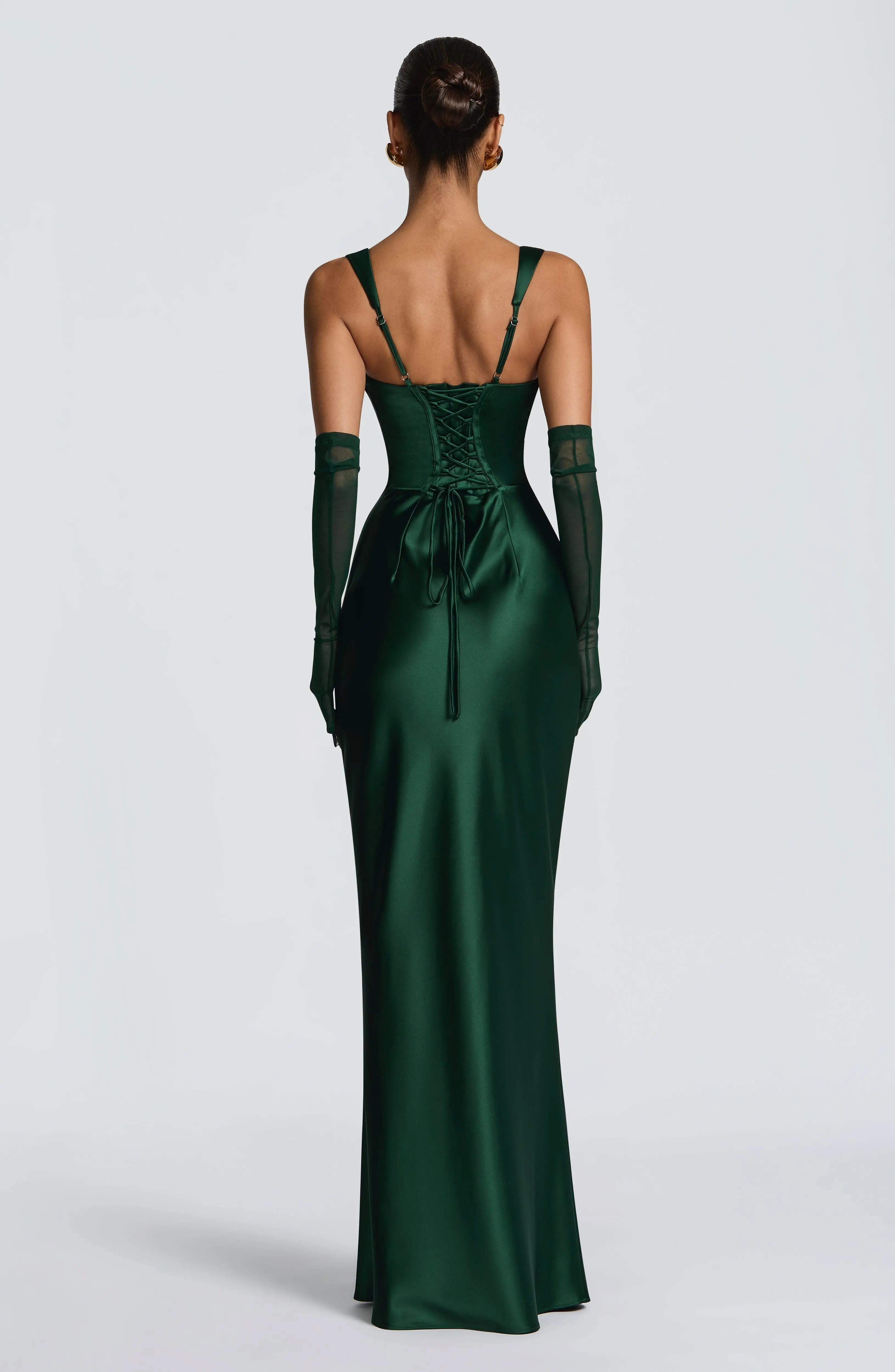 Calanthe Maxi Dress - Emerald - Image 5