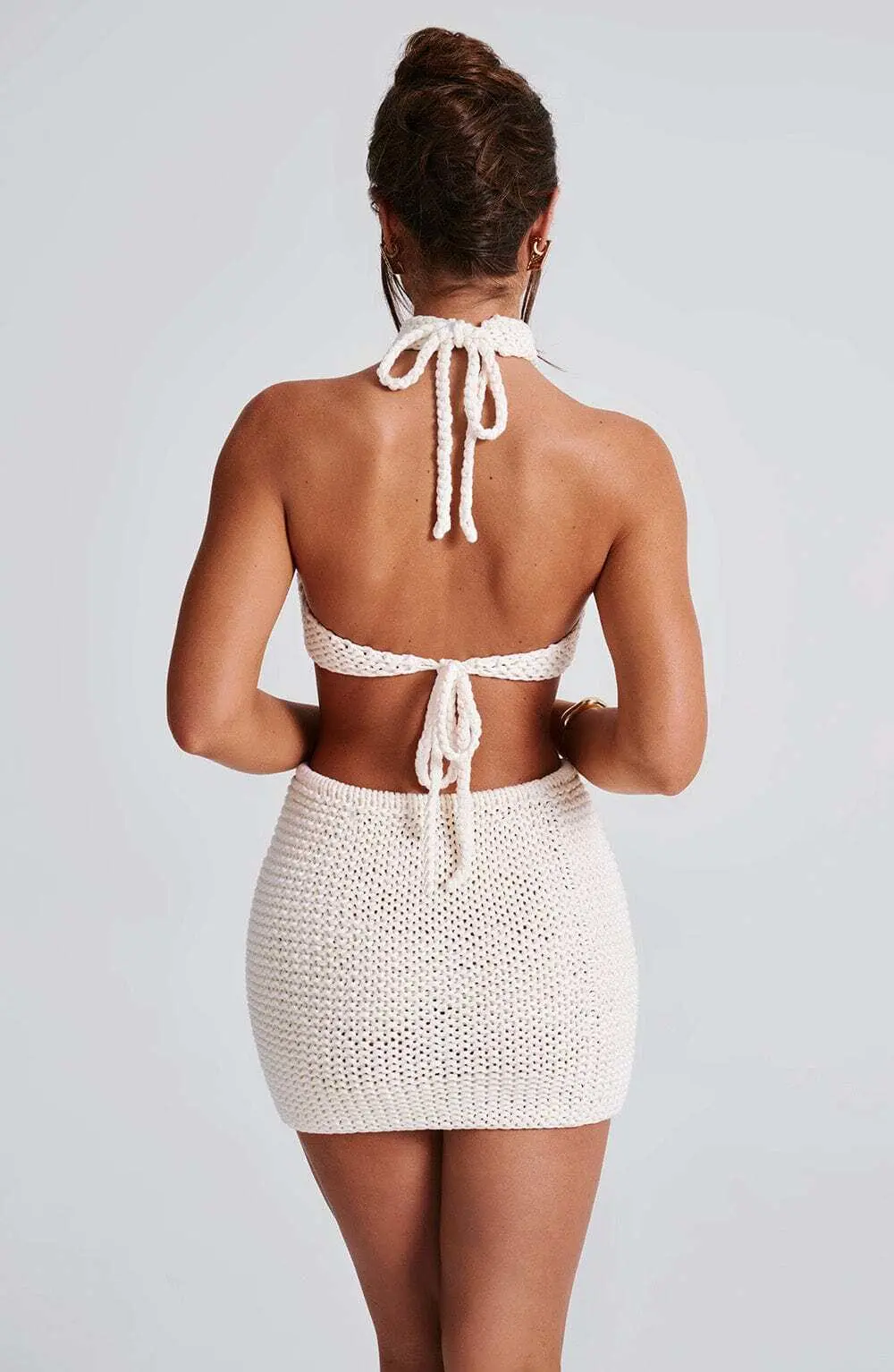 Margot Mini Skirt - Ivory - Image 2