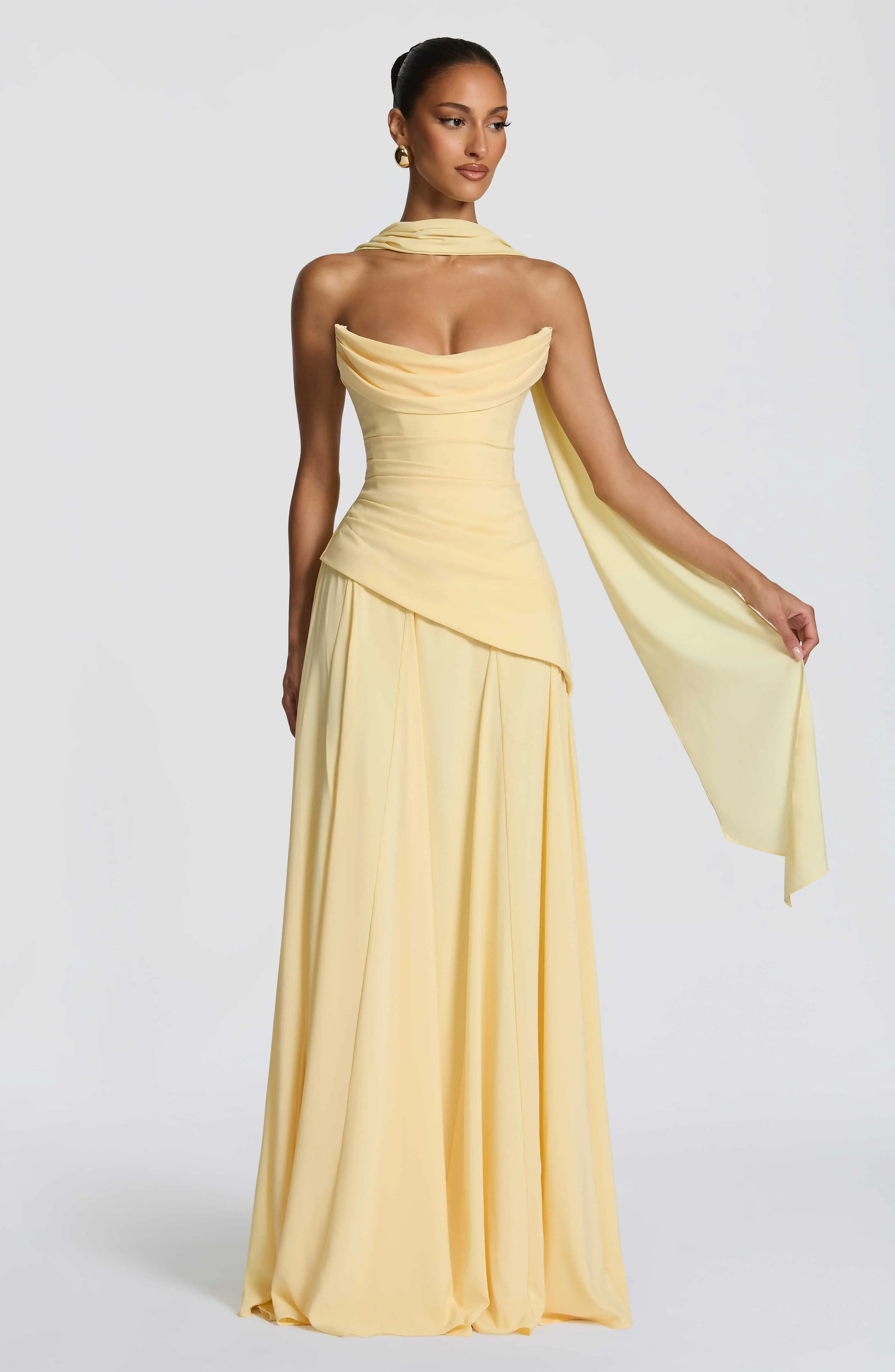Mila Scarf - Lemon - Image 3