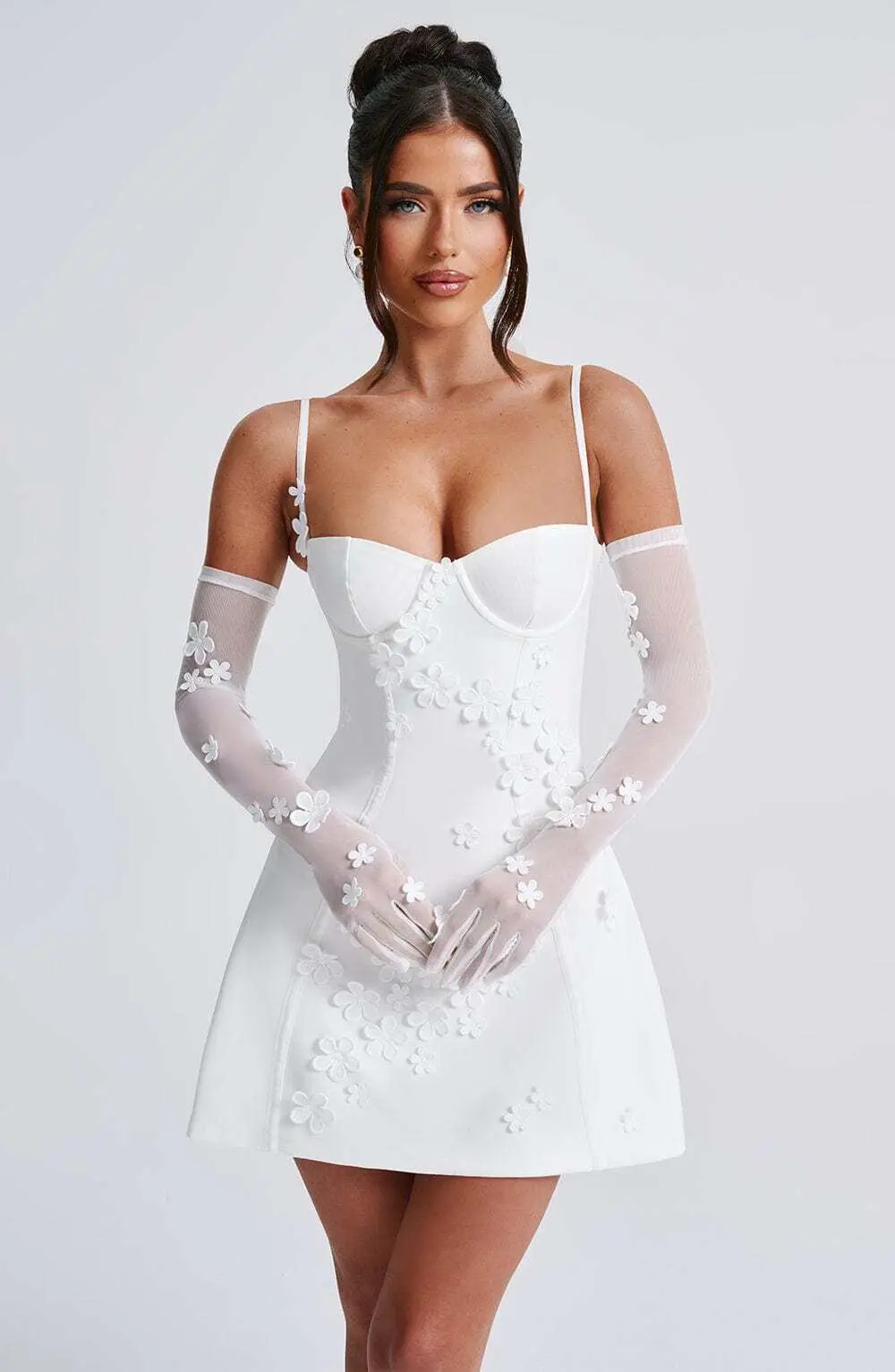 Dalary Mini Dress - Ivory - Image 7