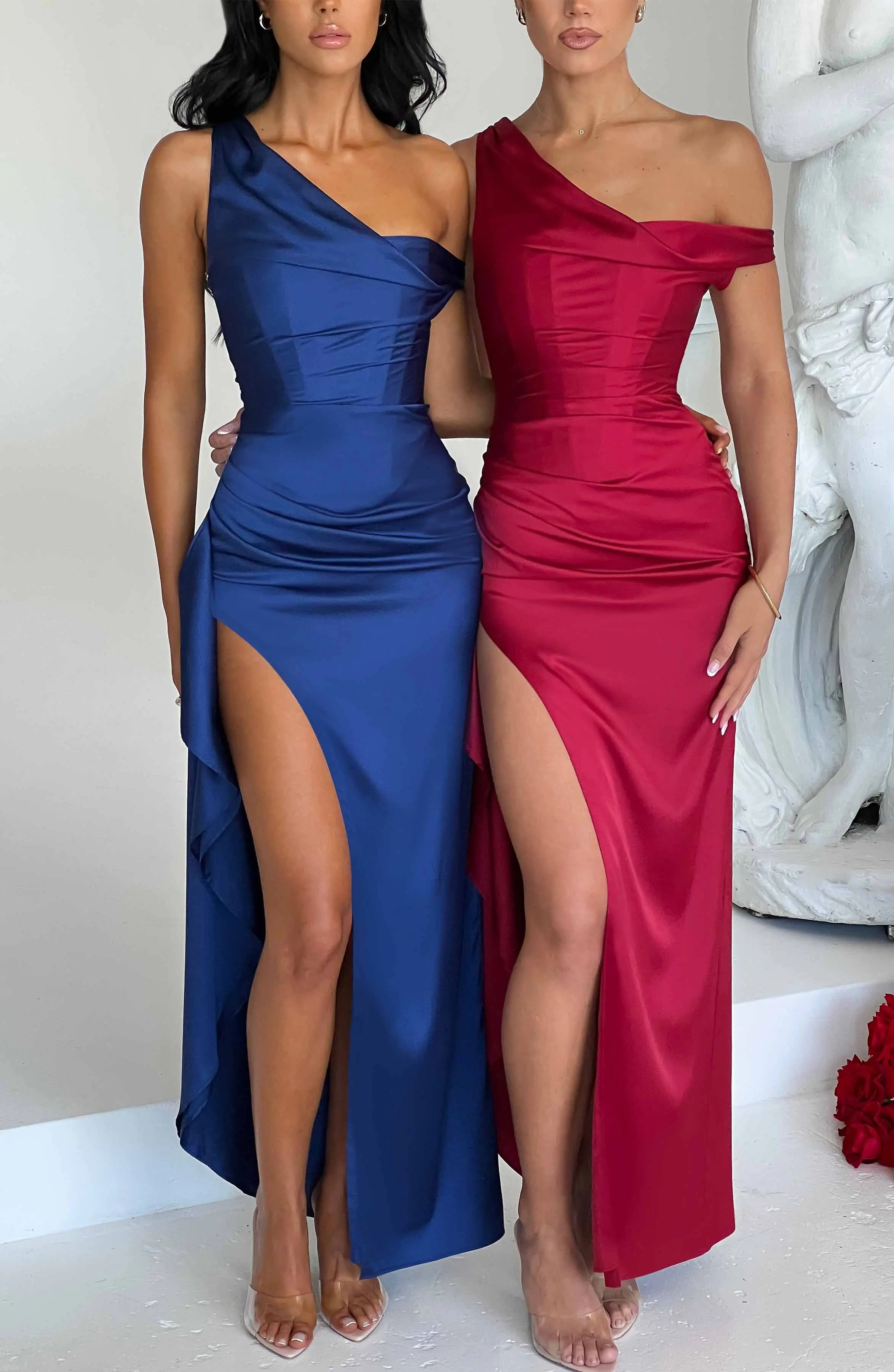 Juliene Maxi Dress - Wine - Image 12