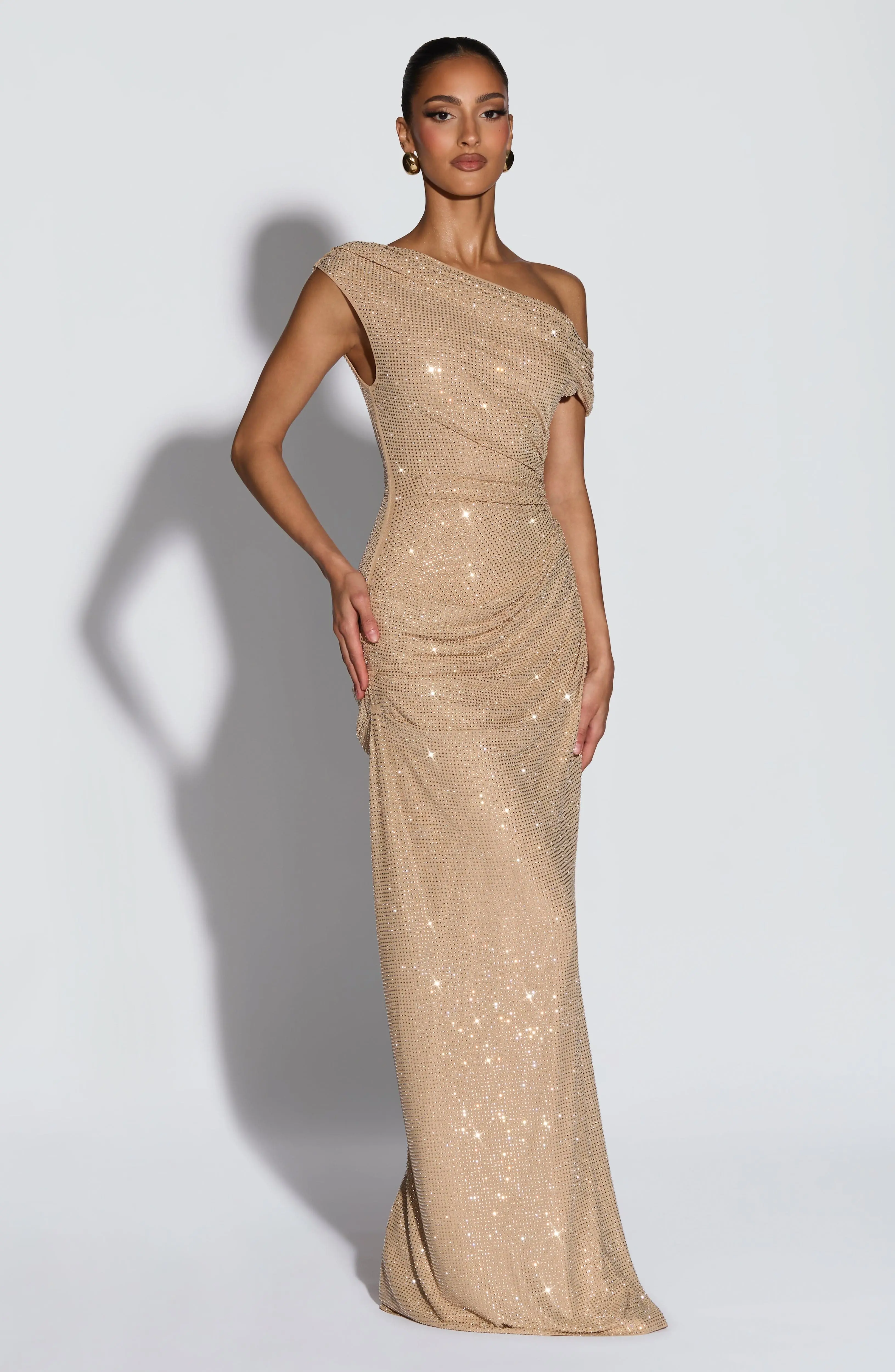 Ottilie Maxi Dress - Gold - Image 6