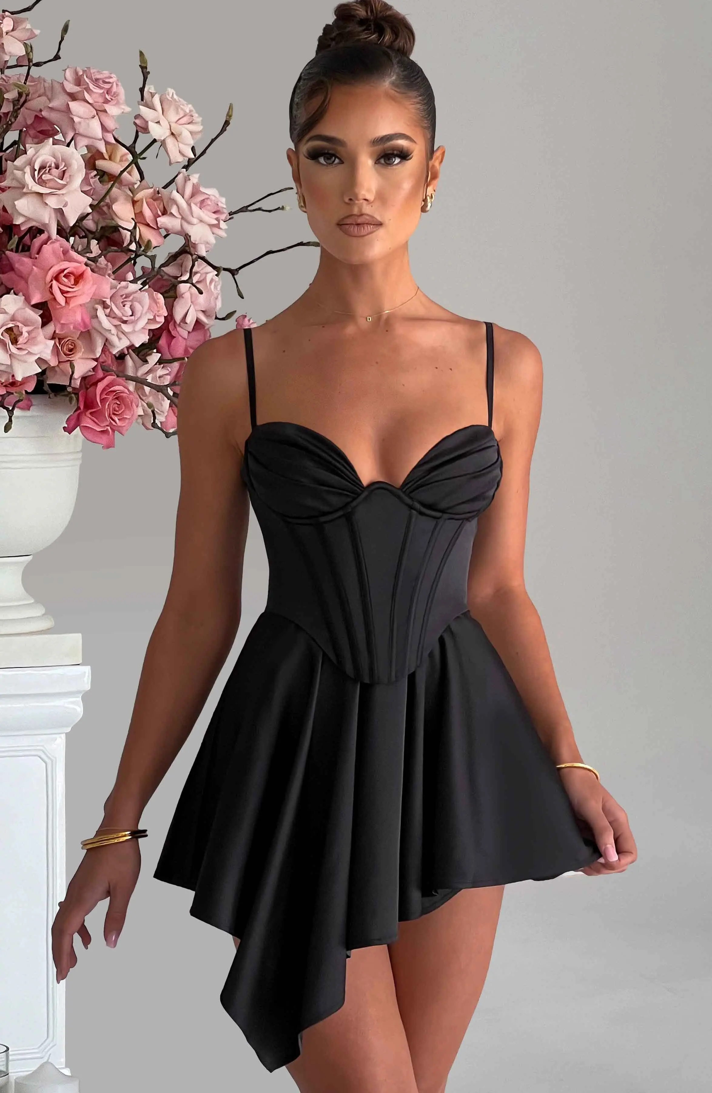 Saffron Playsuit - Black - Image 7