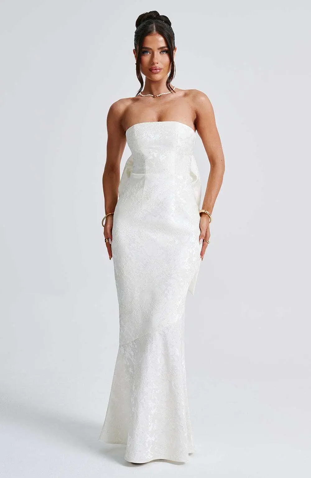 Felicity Maxi Dress - Ivory - Image 4