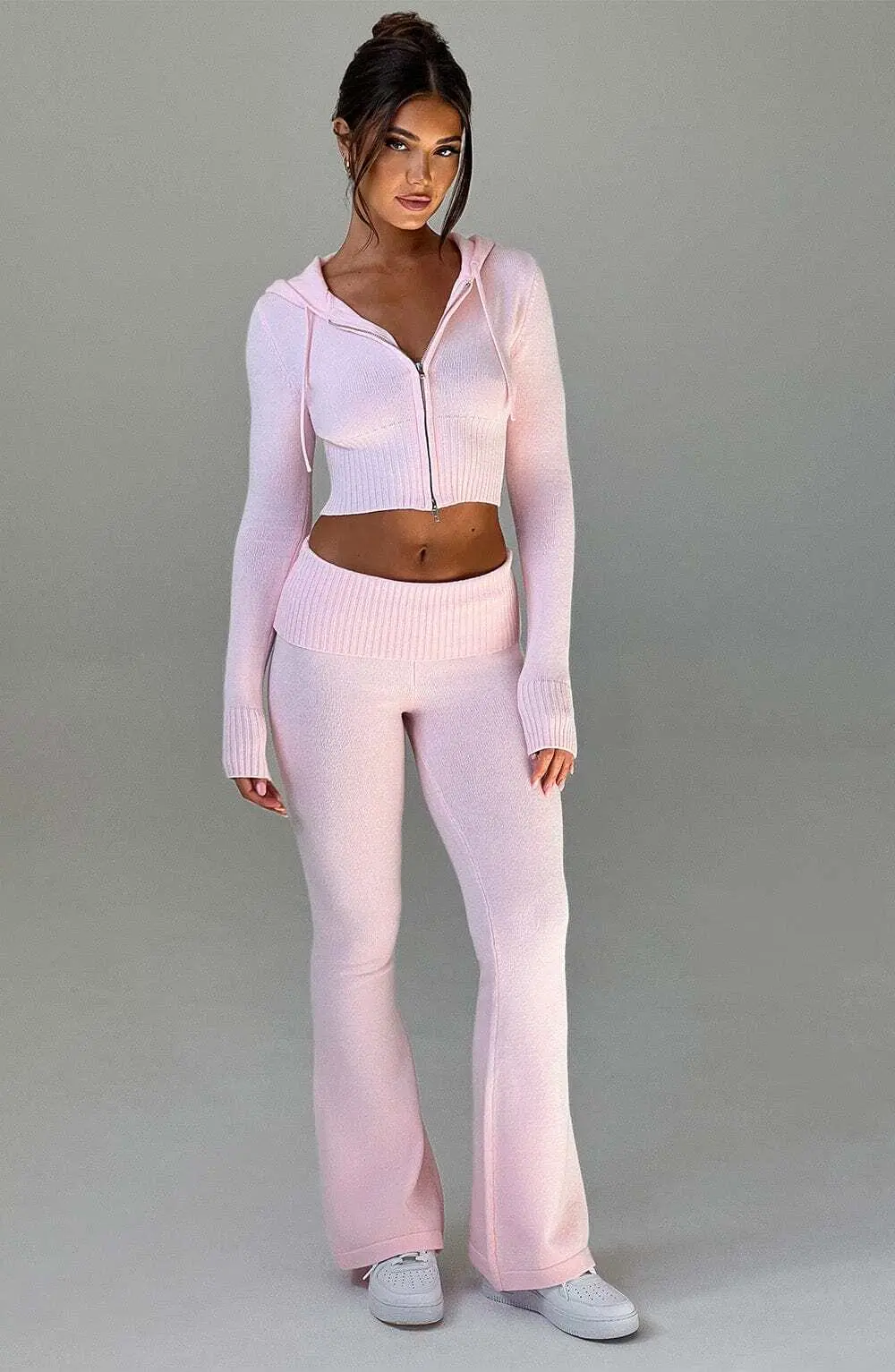 Portia Knit Pants - Pink - Image 9