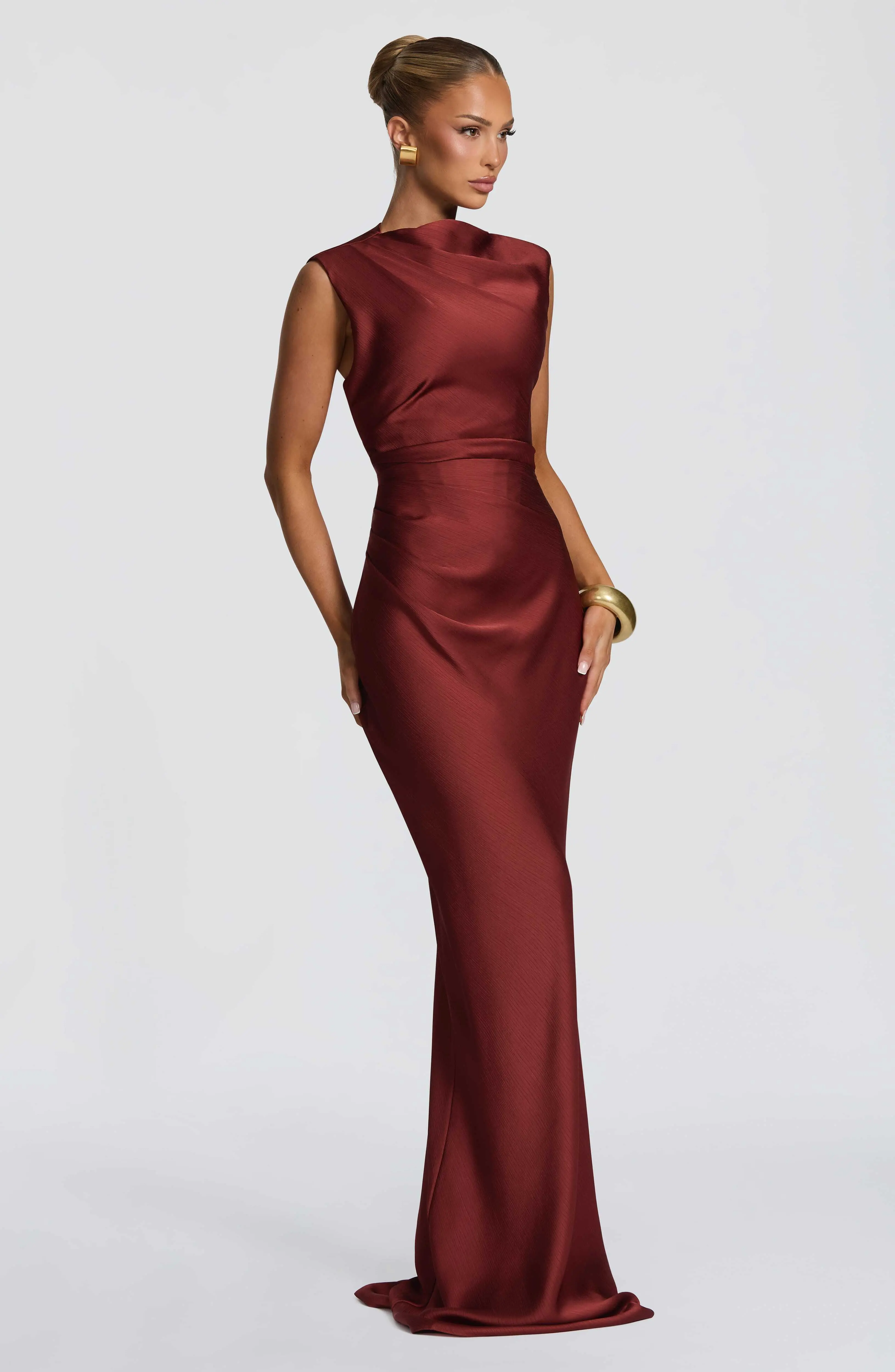 Avielle Maxi Dress - Deep Rust - Image 3