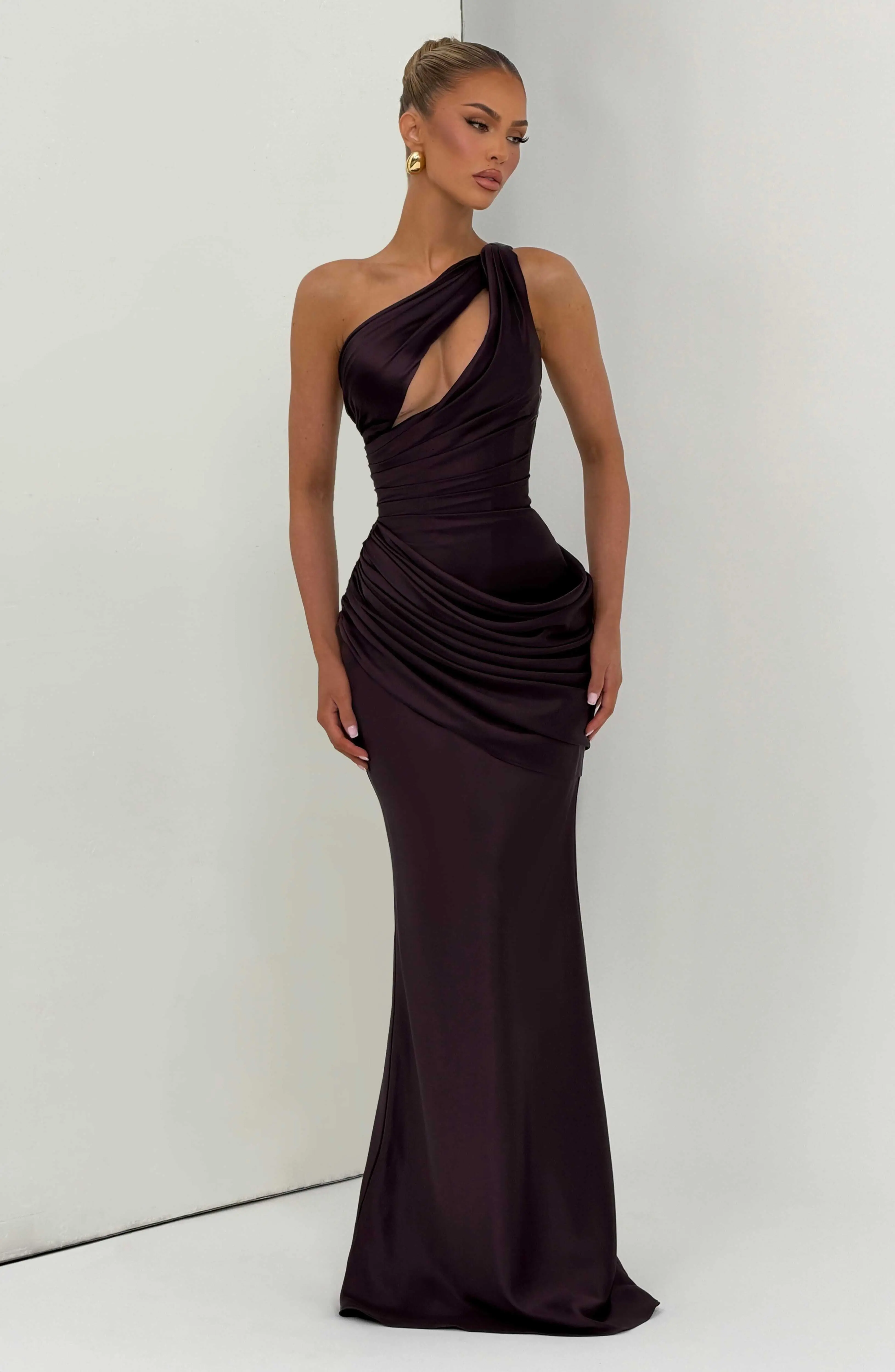 Emina Maxi Dress - Plum - Image 7