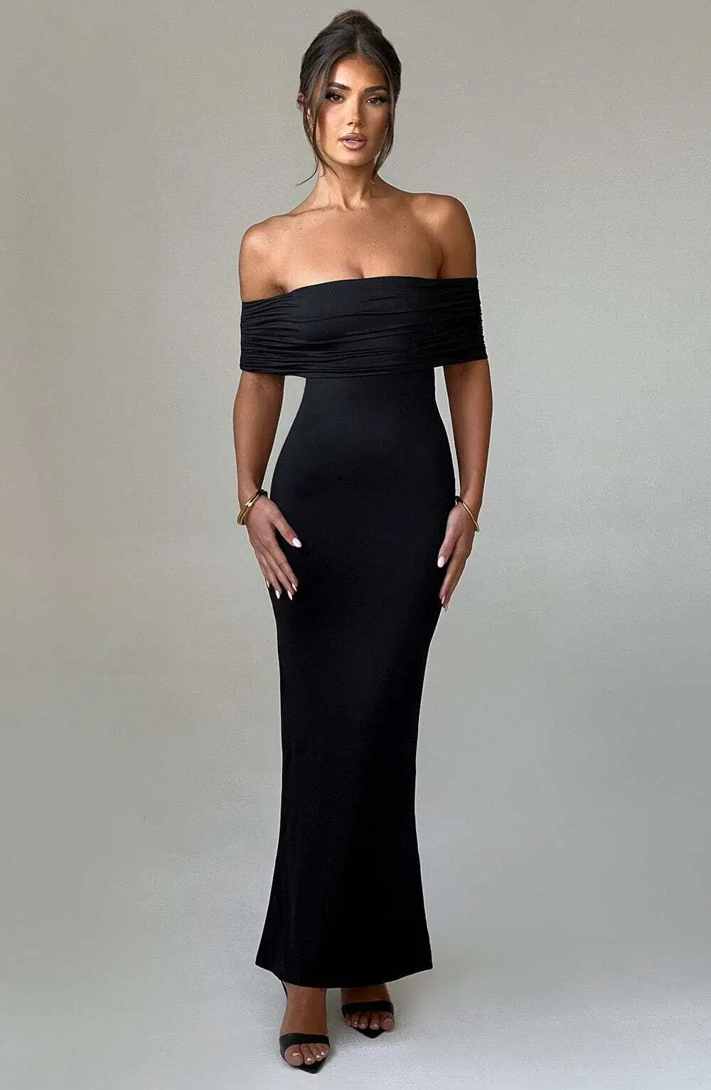Belinda Maxi Dress - Black - Image 13