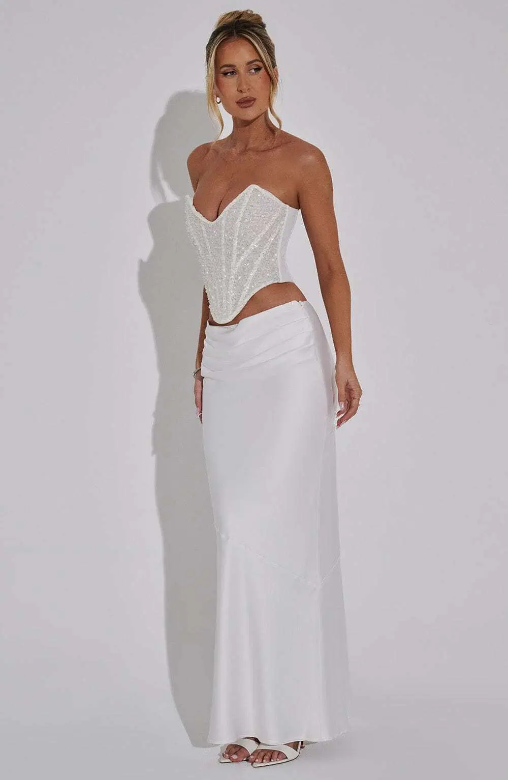 Bernadette Maxi Skirt - Ivory - Image 9