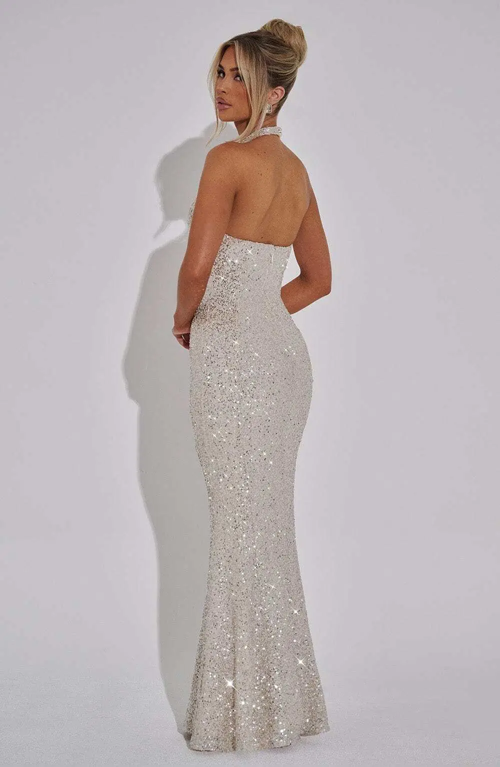 Odette Maxi Dress - Champagne - Image 9