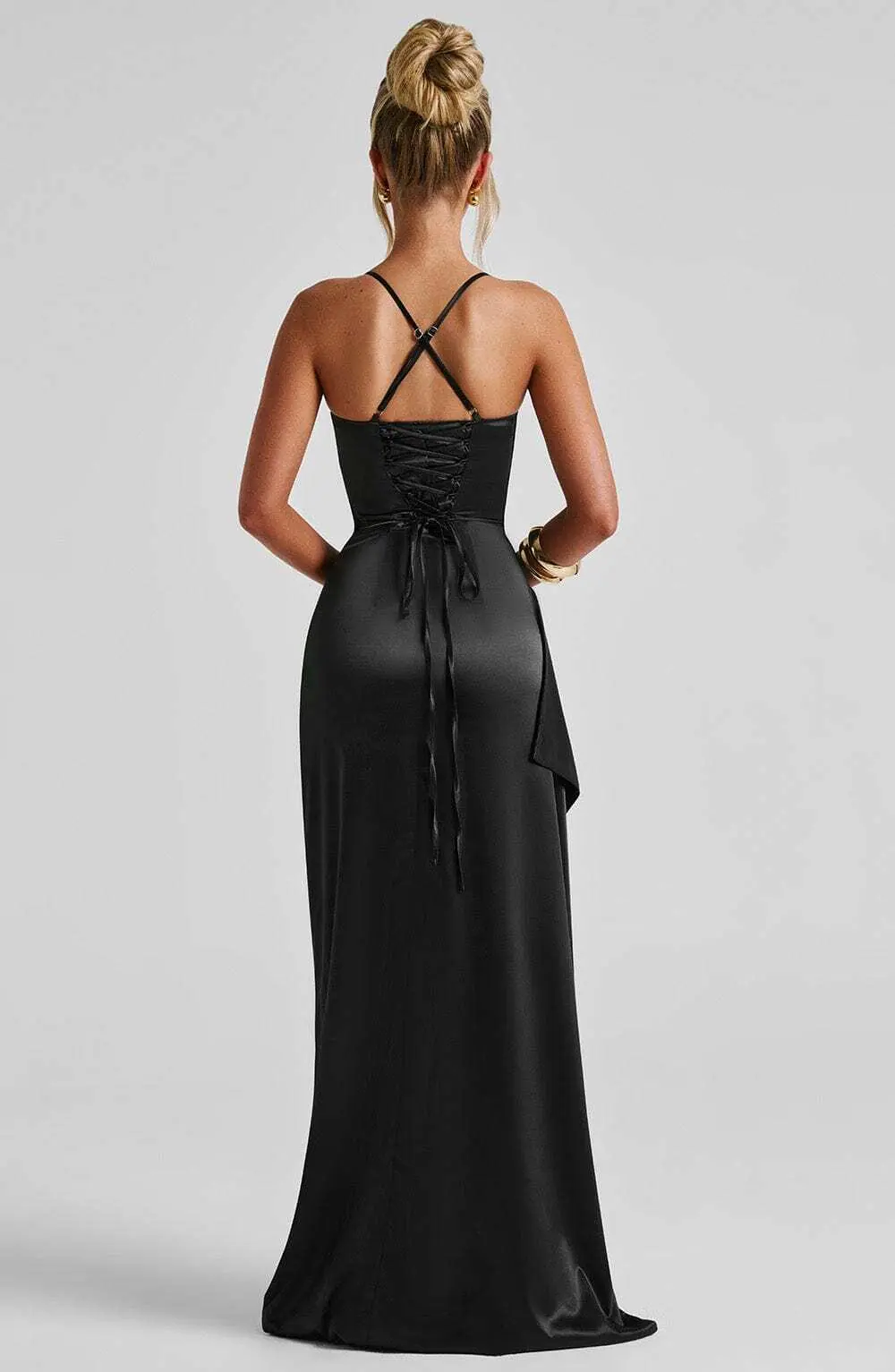 Helen Maxi Dress - Black - Image 4