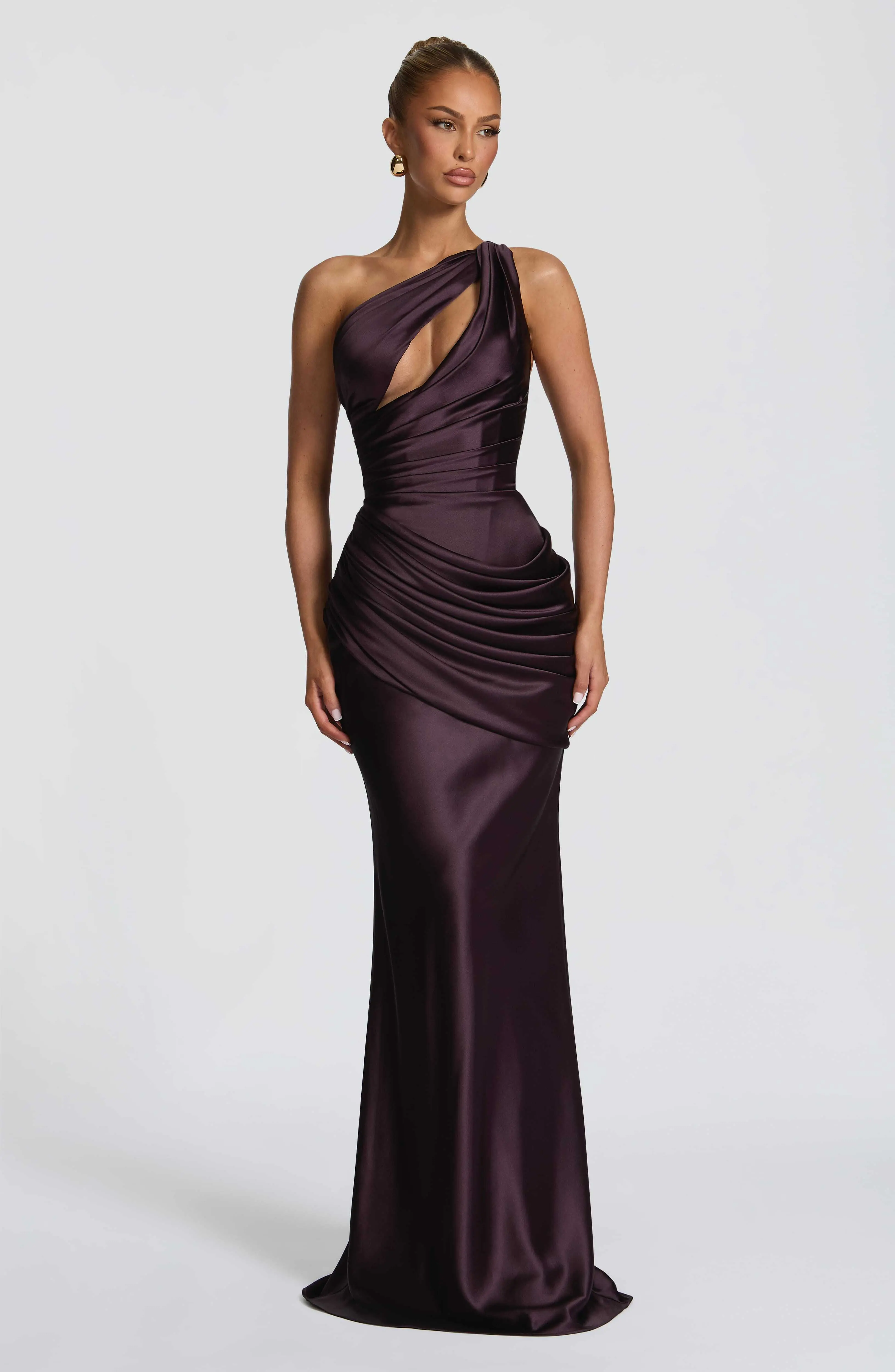 Emina Maxi Dress - Plum - Image 5