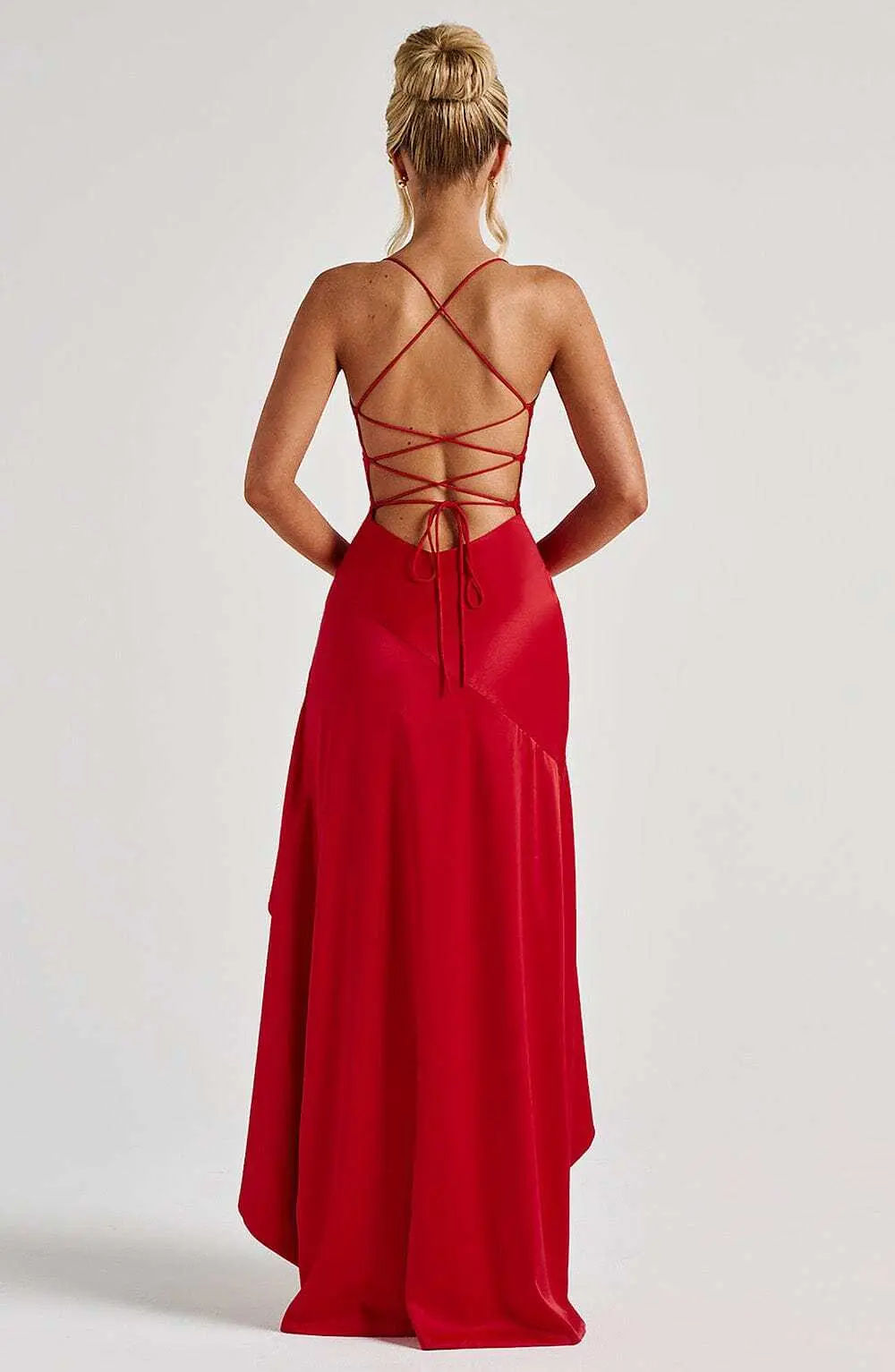 Samira Maxi Dress - Red - Image 3