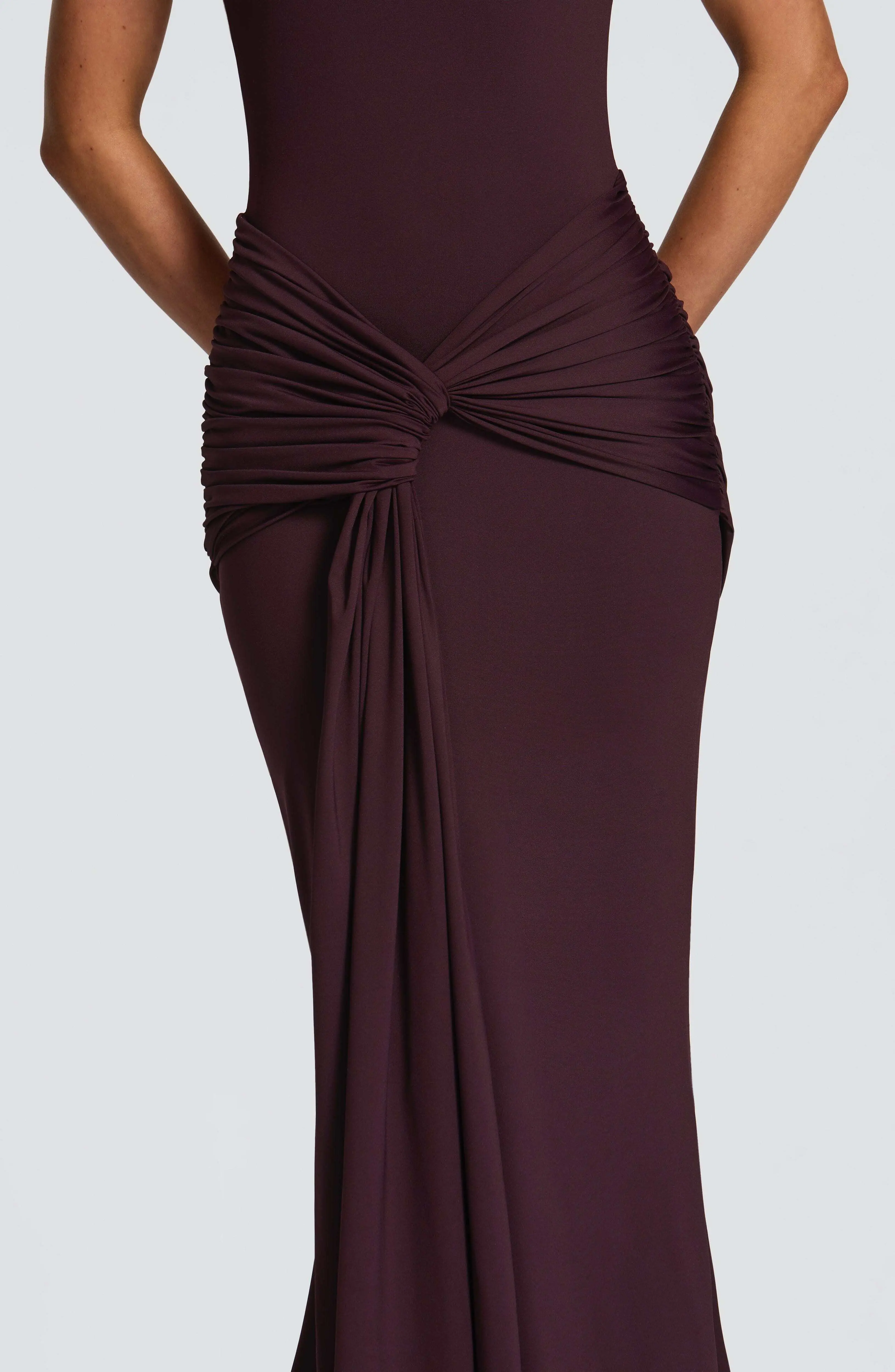 Lorenza Maxi Dress - Plum - Image 4