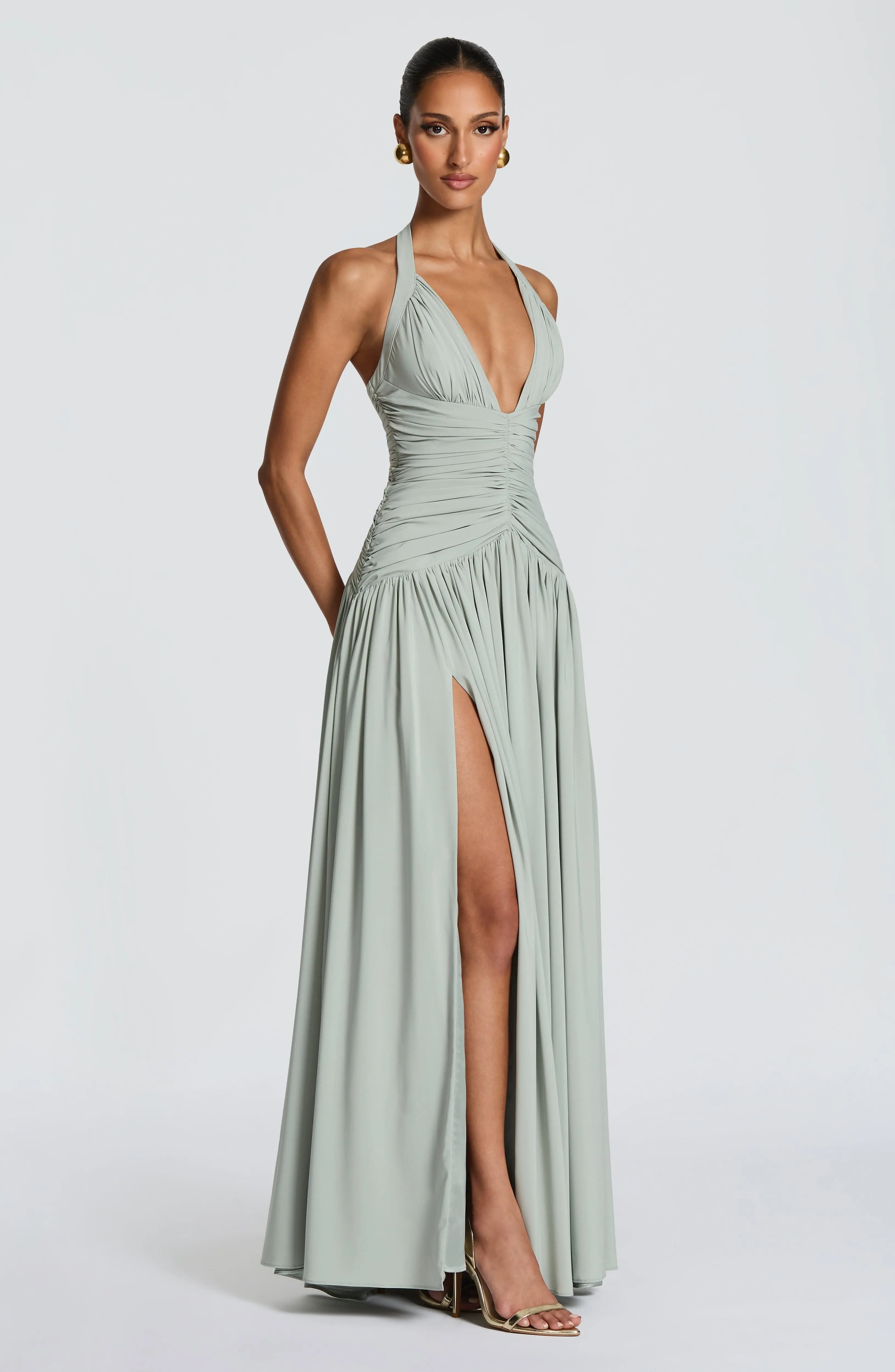 Amaris Maxi Dress - Sage - Image 6