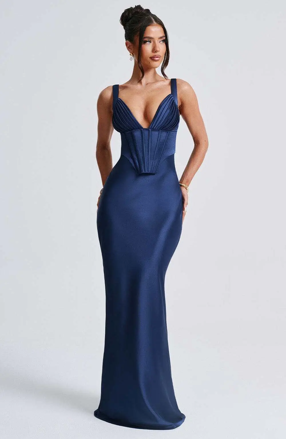 Shae Maxi Dress - Navy - Image 4