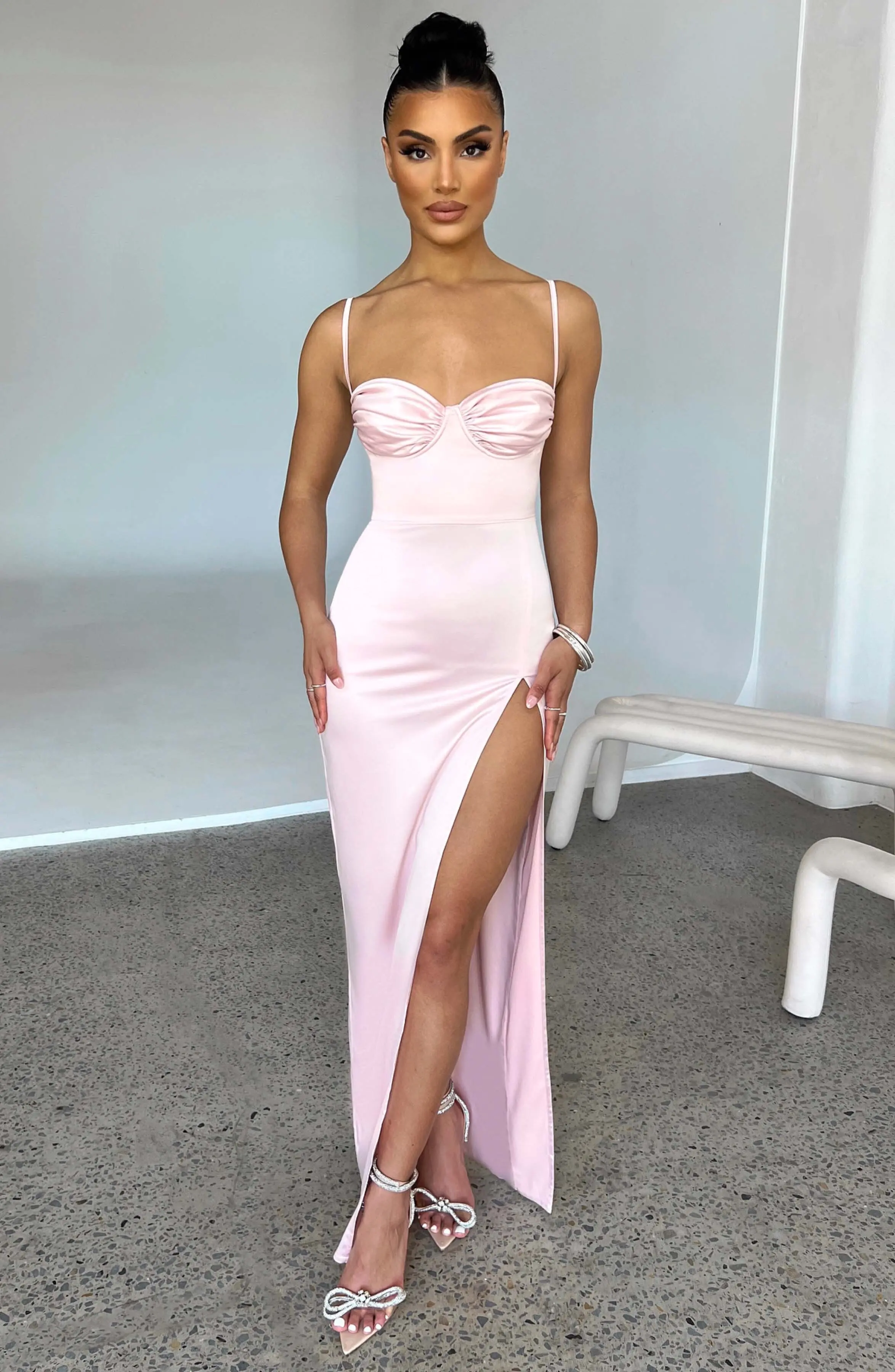 Alora Maxi Dress - Blush - Image 8