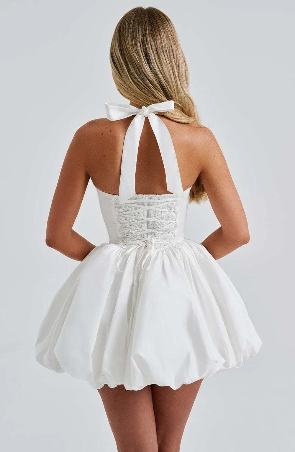 Maricia Mini Dress - Ivory - Image 8