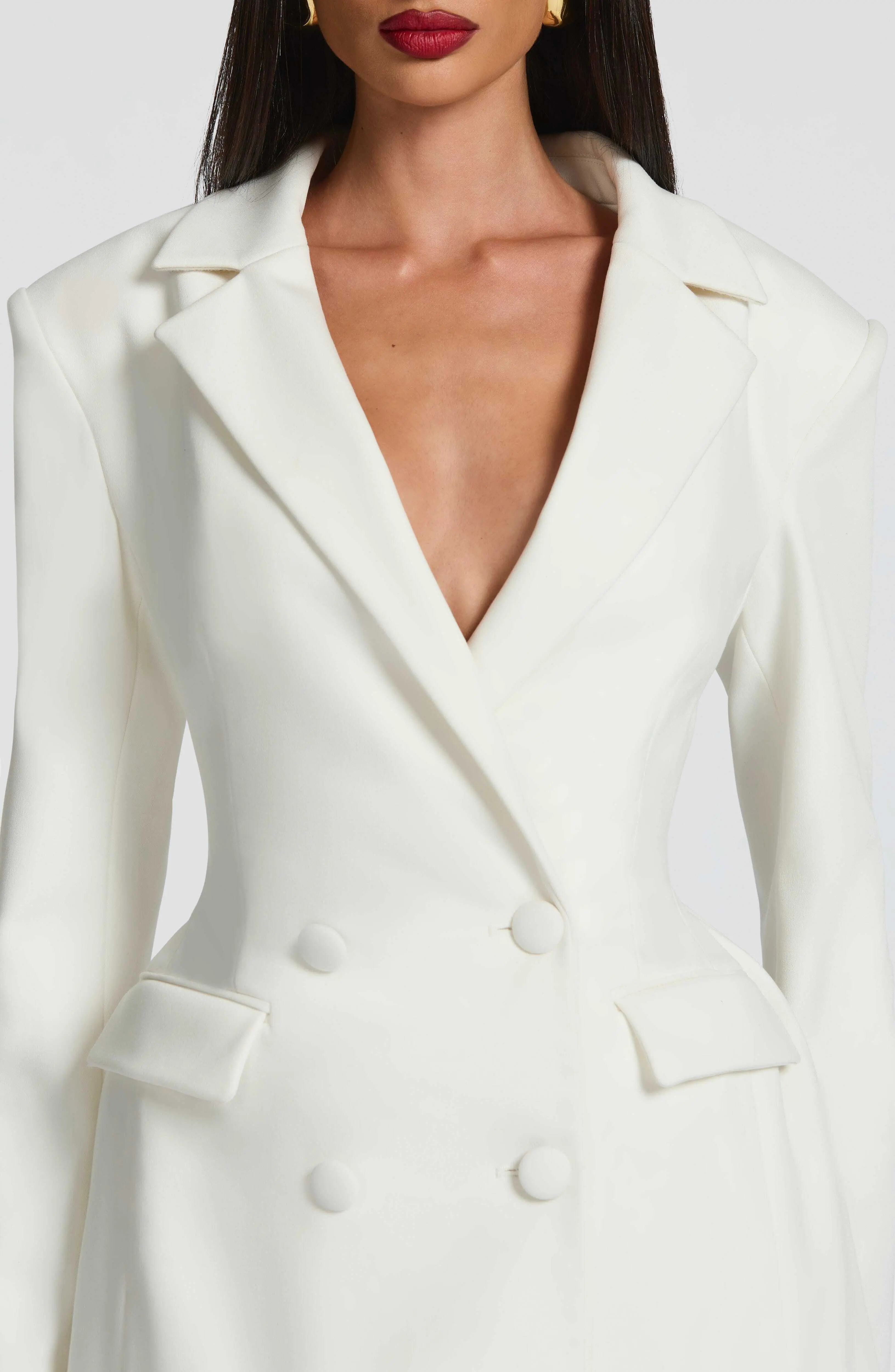Elvira Mini Dress - Ivory - Image 5