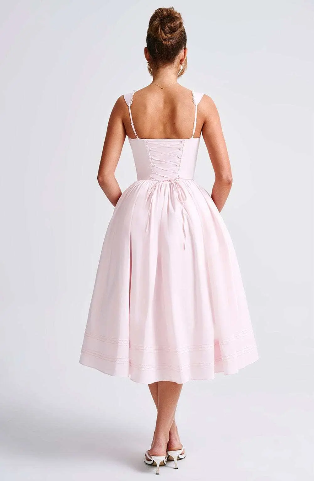Marlena Midi Dress - Blush - Image 5