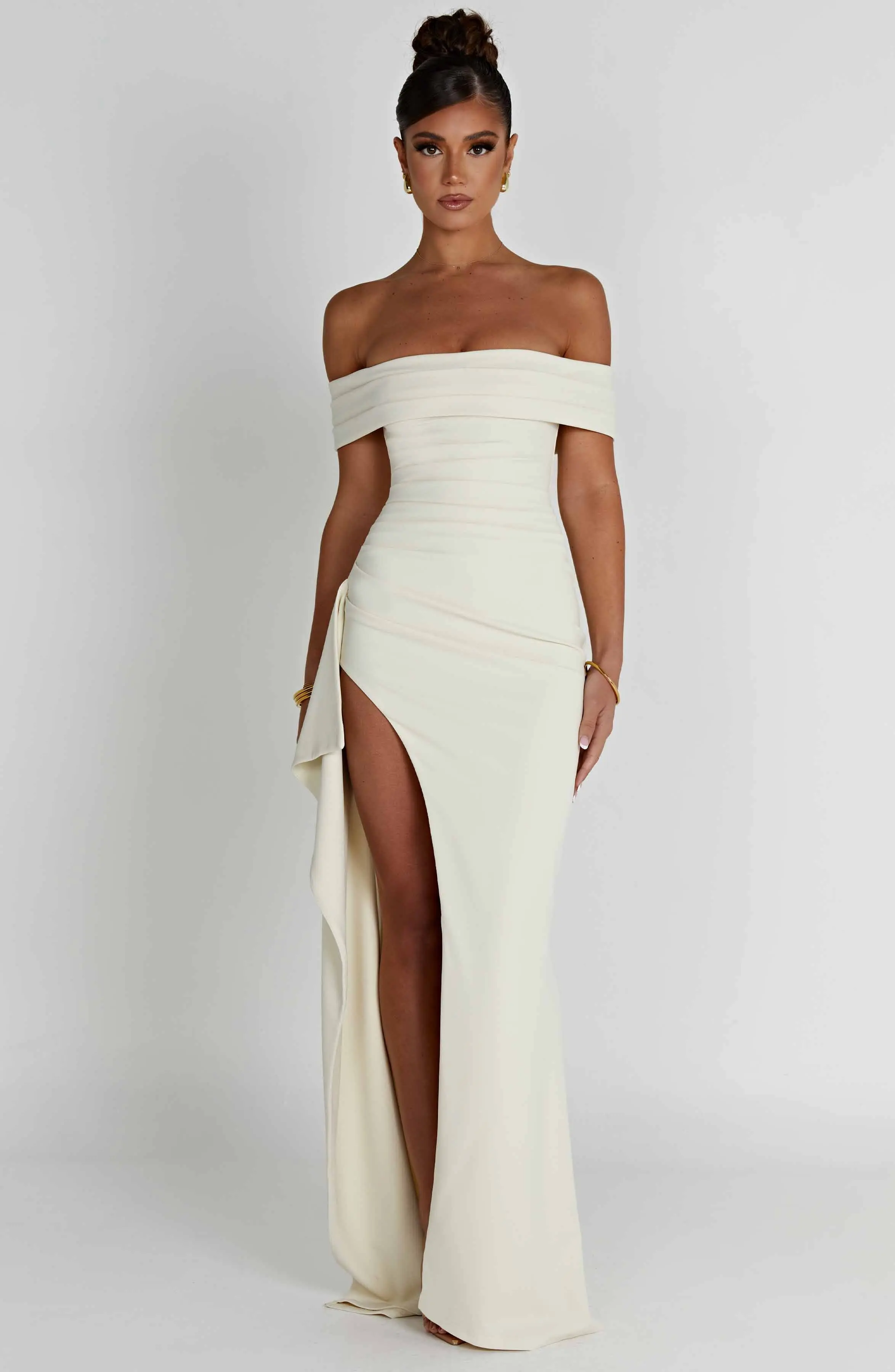 Joyce Maxi Dress - Ivory - Image 6