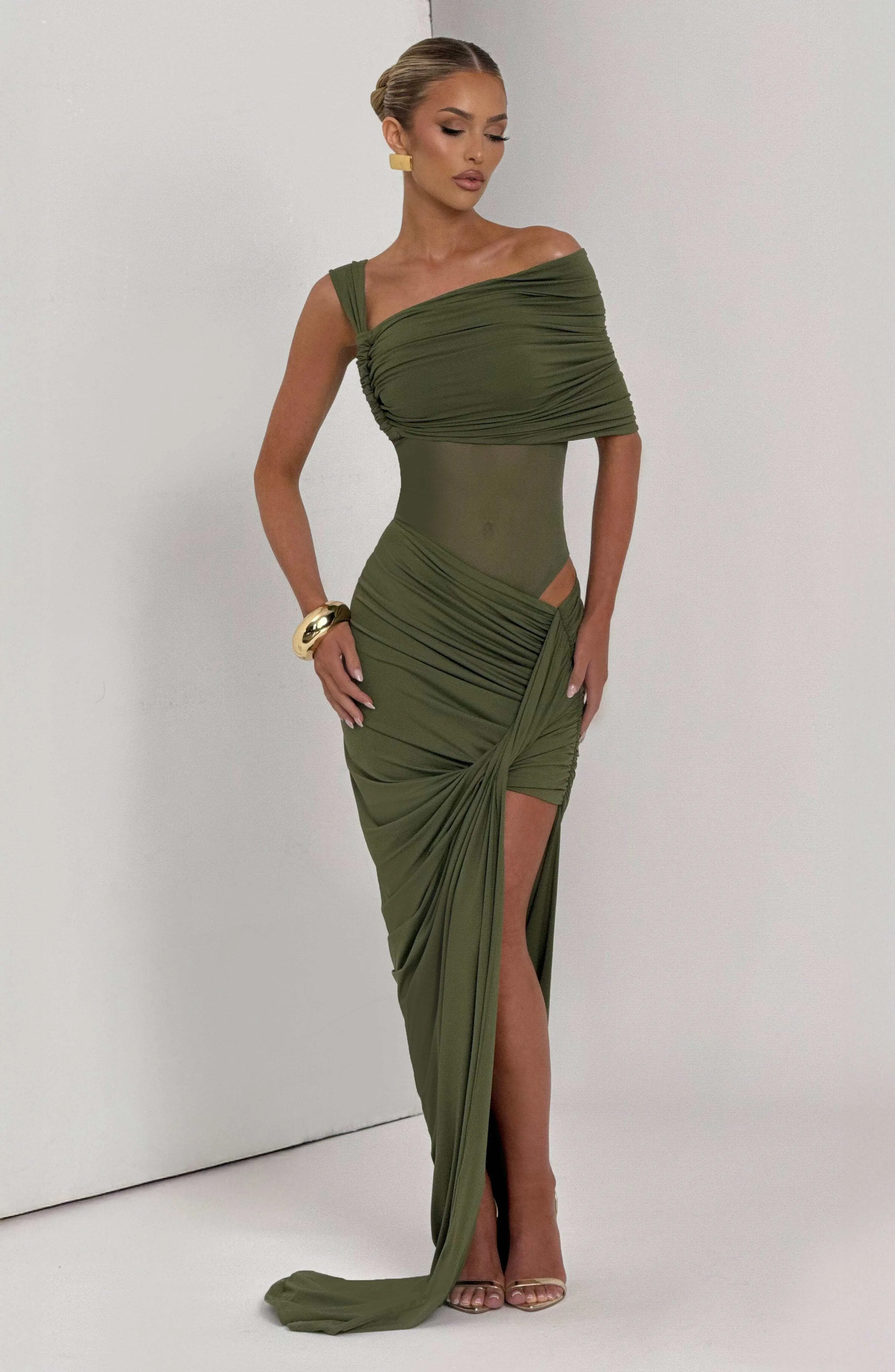 Lisette Bodysuit - Khaki - Image 9