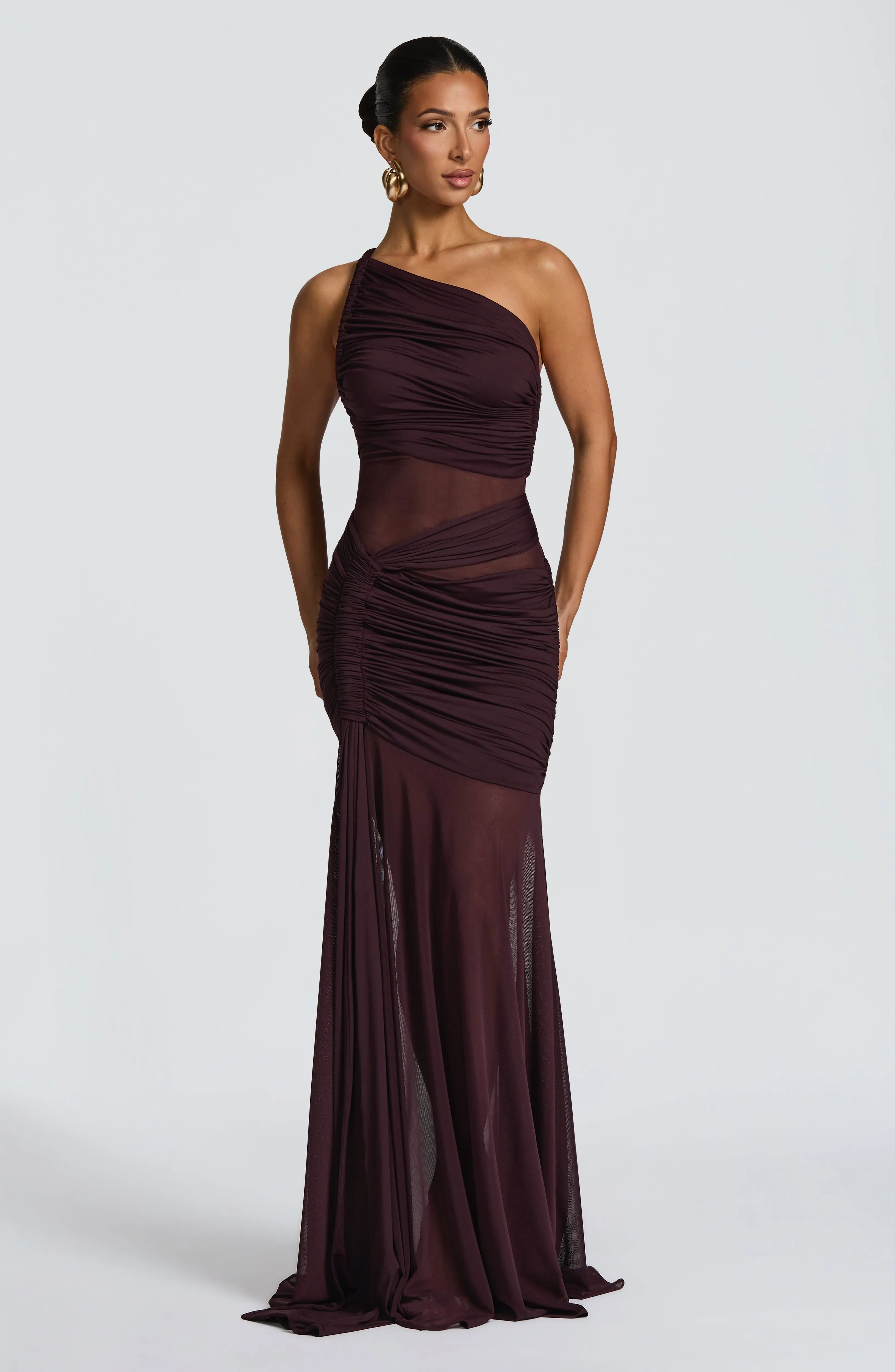 Marianne Maxi Dress - Plum - Image 8