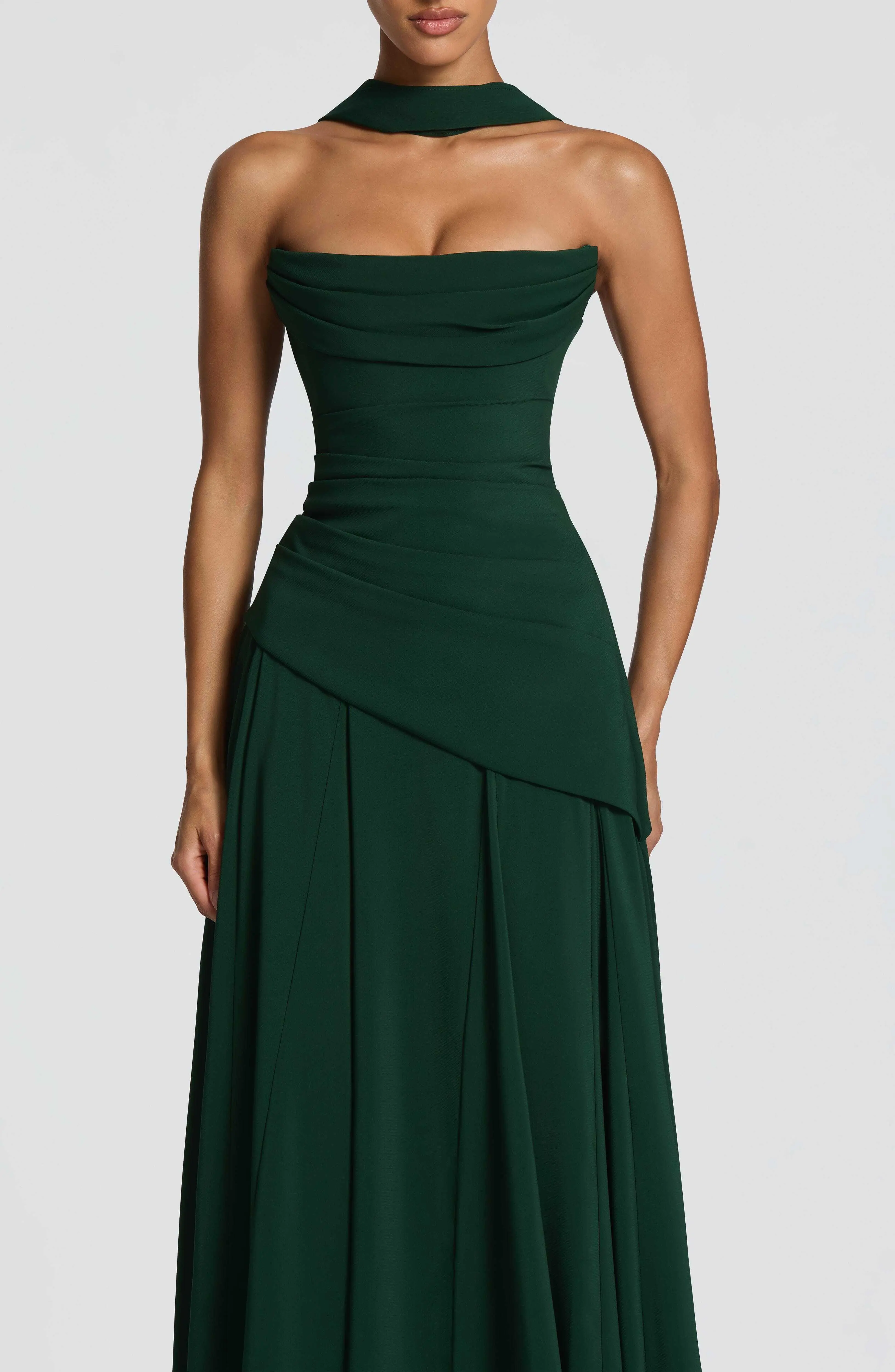 Patricia Maxi Dress - Emerald - Image 5