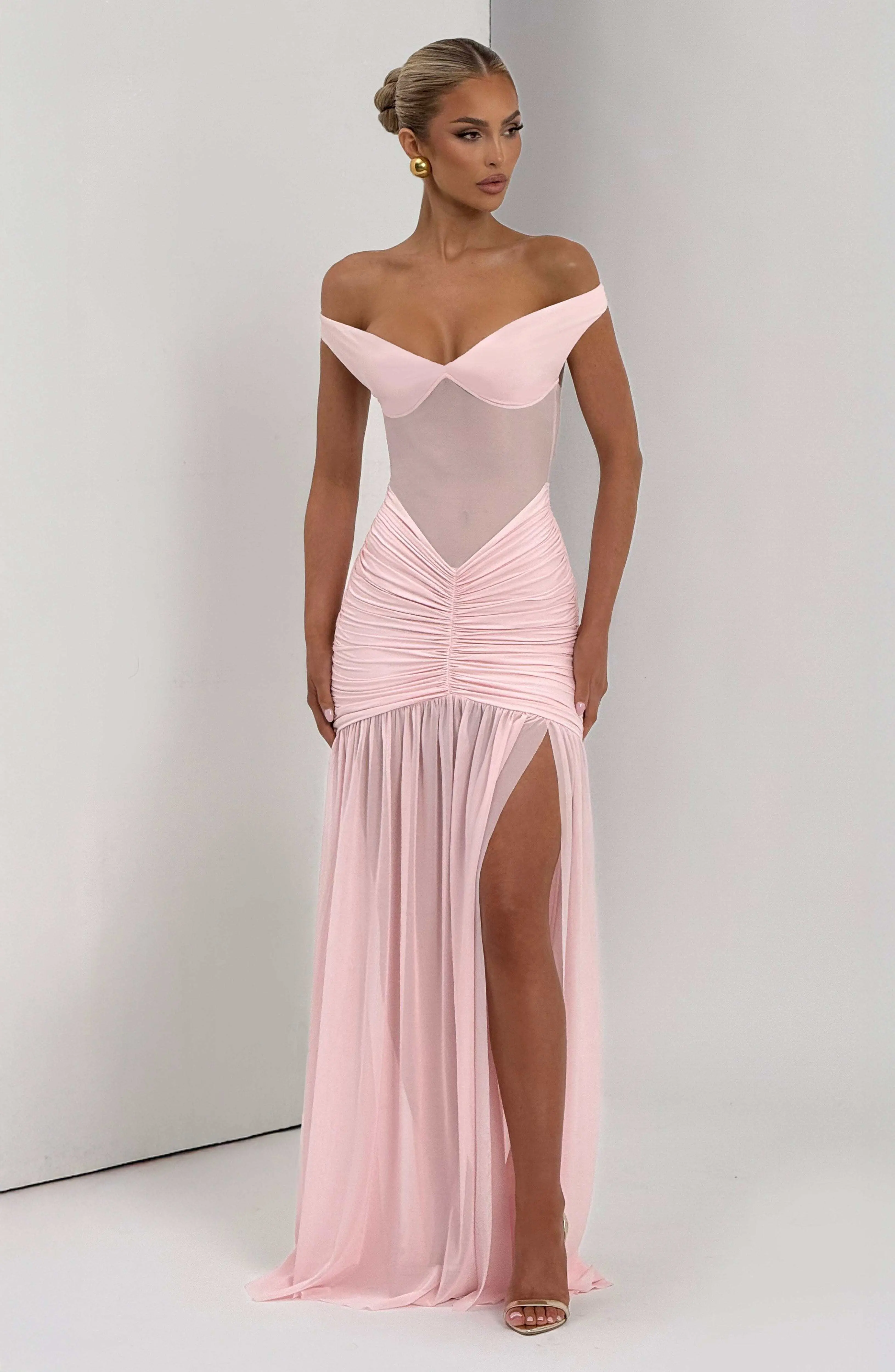 Alaia Maxi Dress - Blush - Image 7