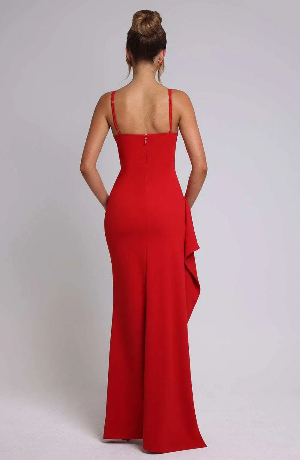 Violetta Maxi Dress - Red - Image 2