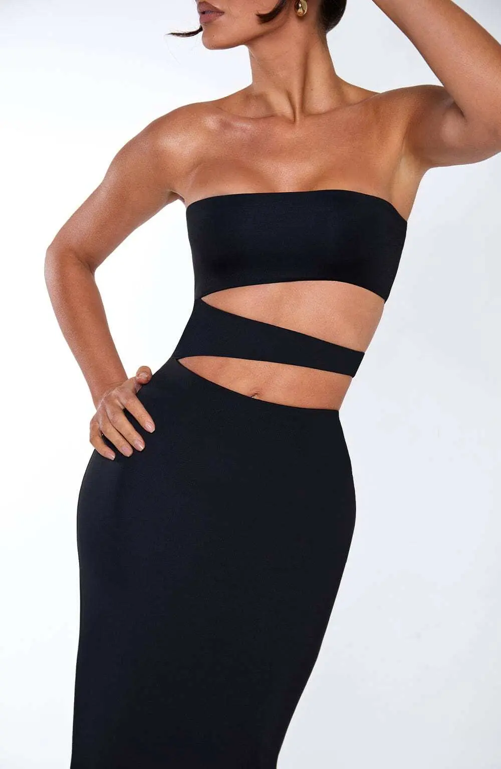 Milia Maxi Dress - Black - Image 4