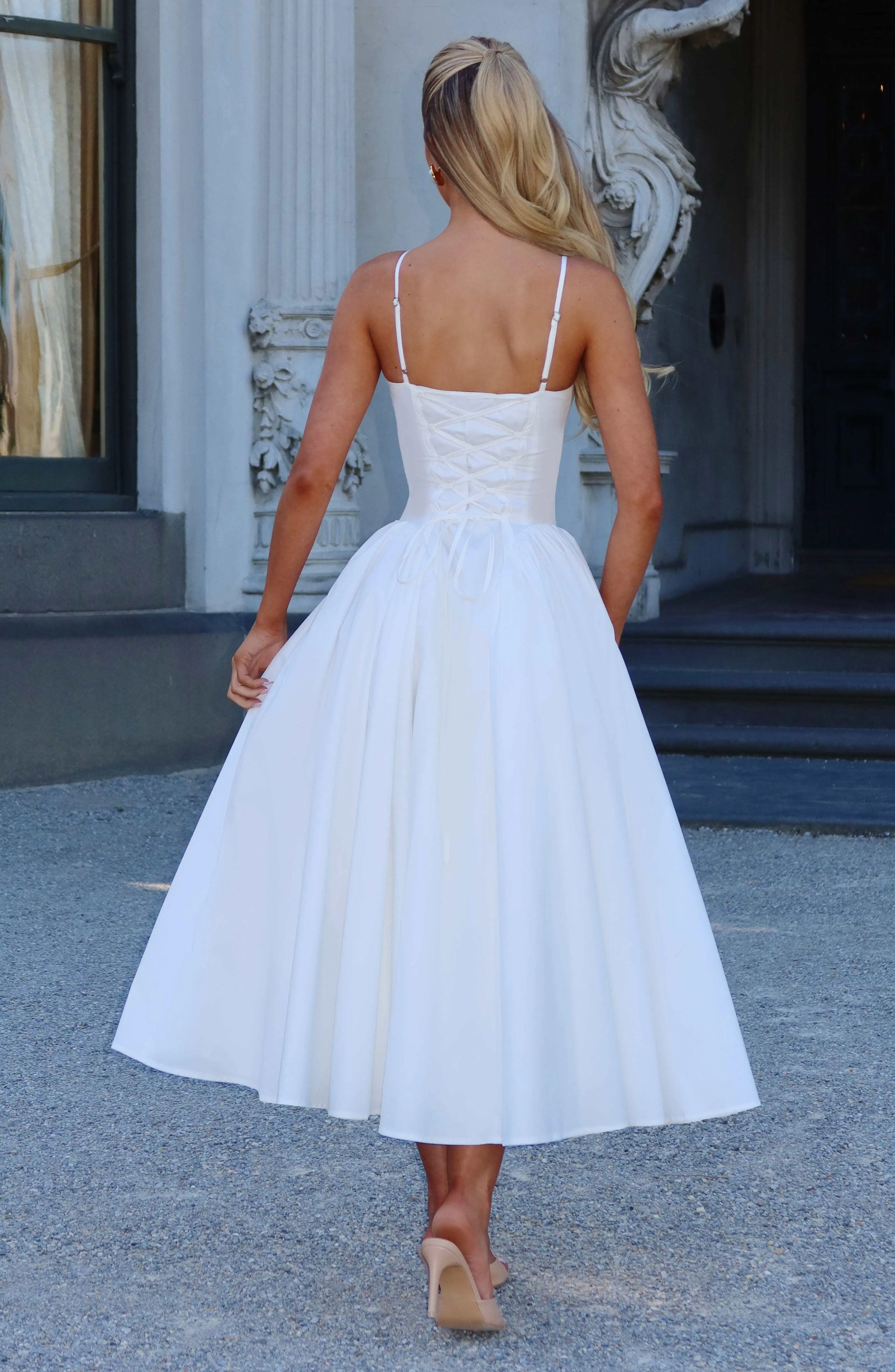 Emerson Midi Dress - Ivory - Image 4