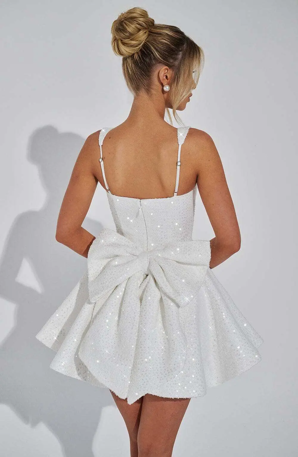 Dorothy Mini Dress - Ivory - Image 5