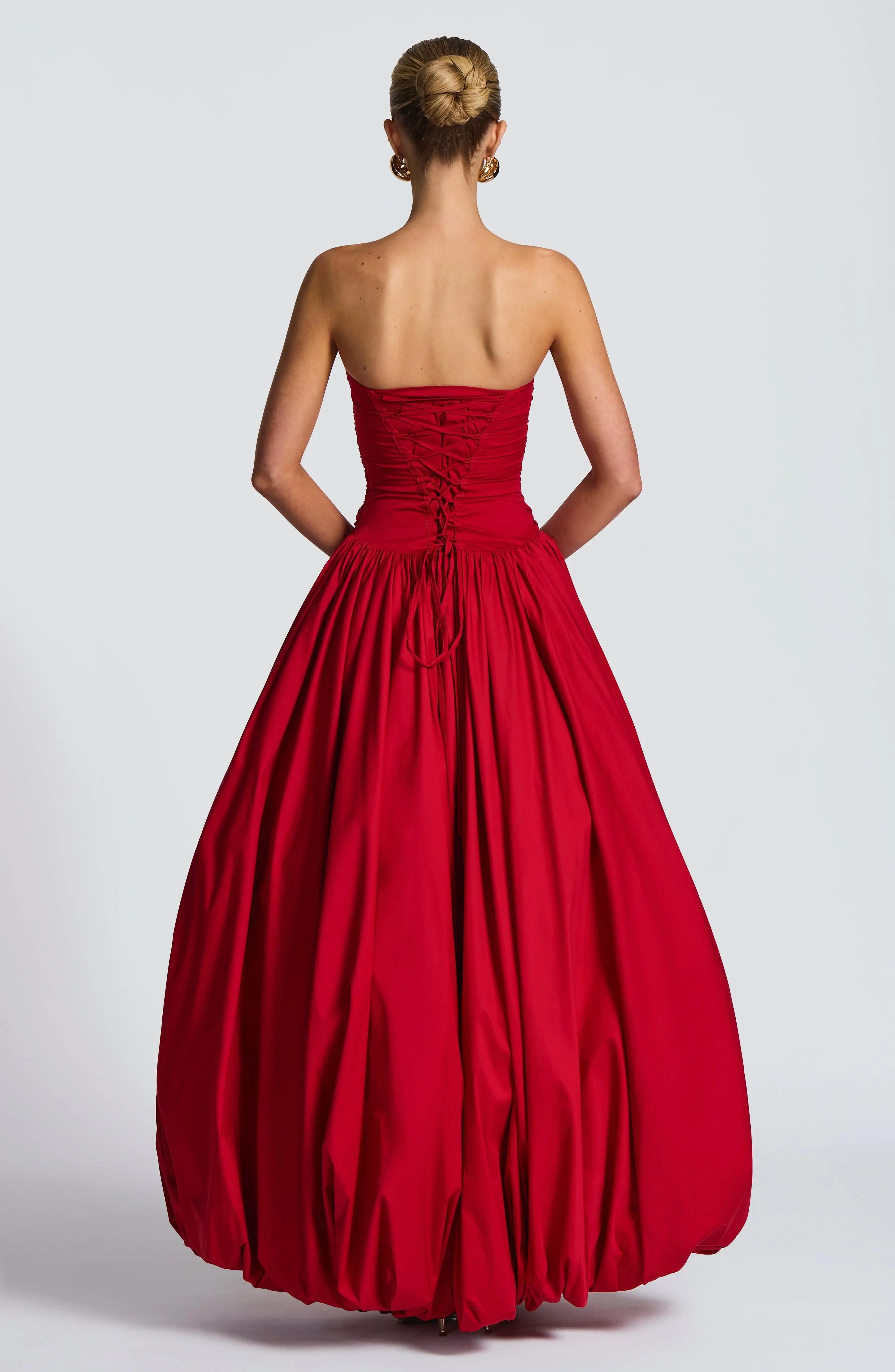 Jillian Maxi Dress - Red - Image 3