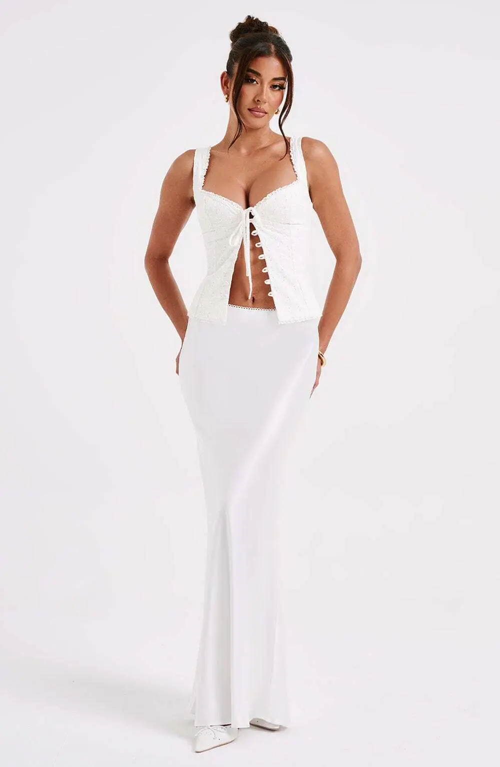 Sydney Maxi Skirt - Ivory - Image 4
