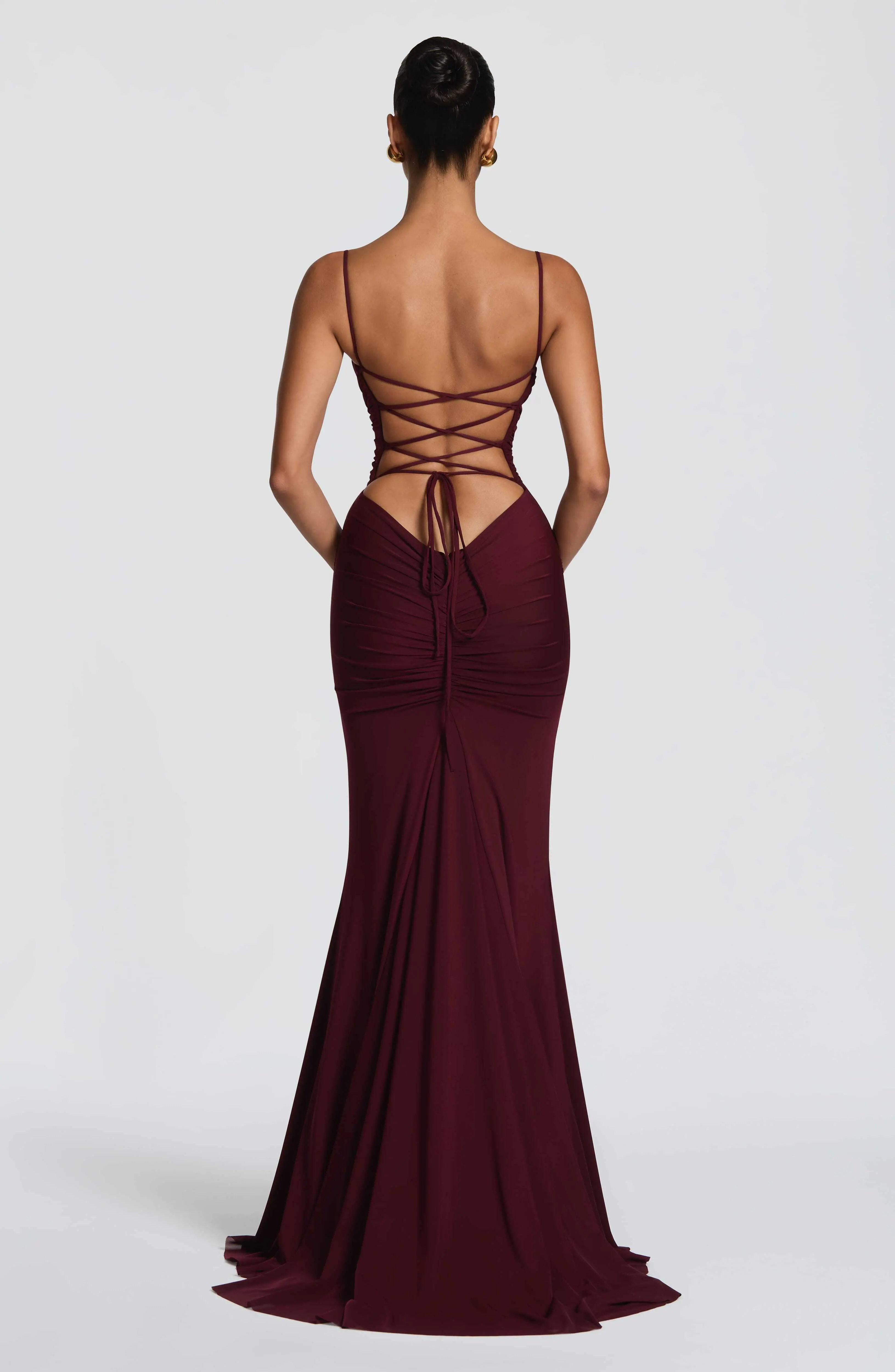 Zaria Gown - Cherry Lacquer - Image 2